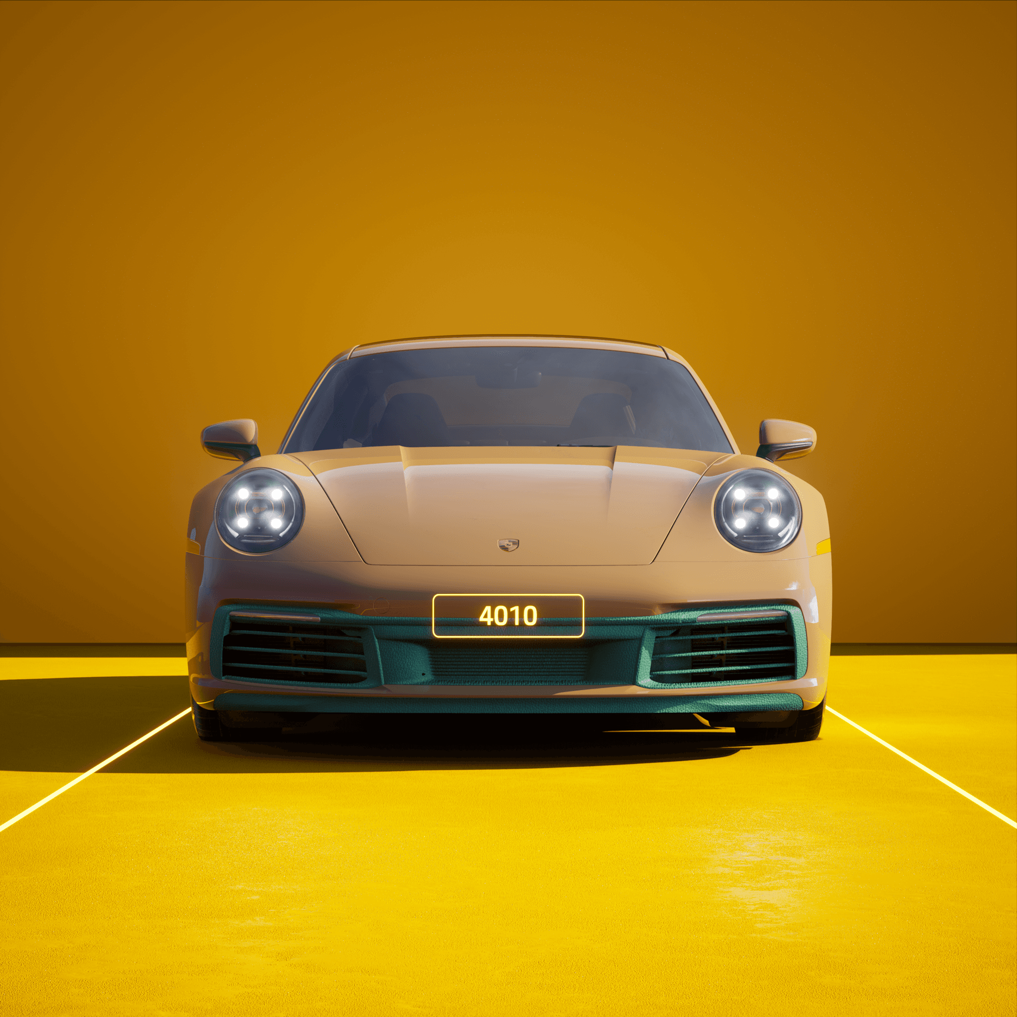 The PORSCHΞ 911 4010 image in phase