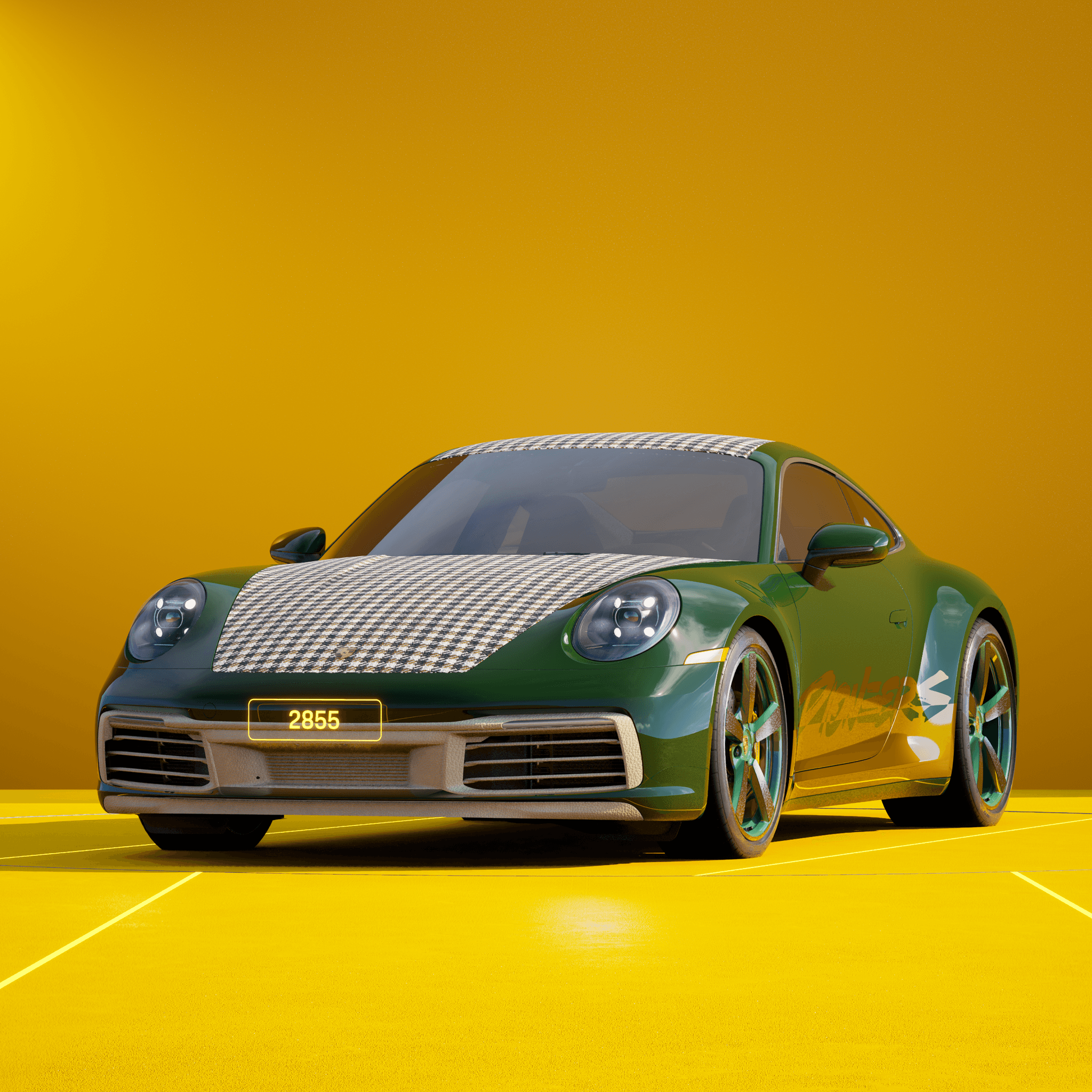 The PORSCHΞ 911 2855 image in phase