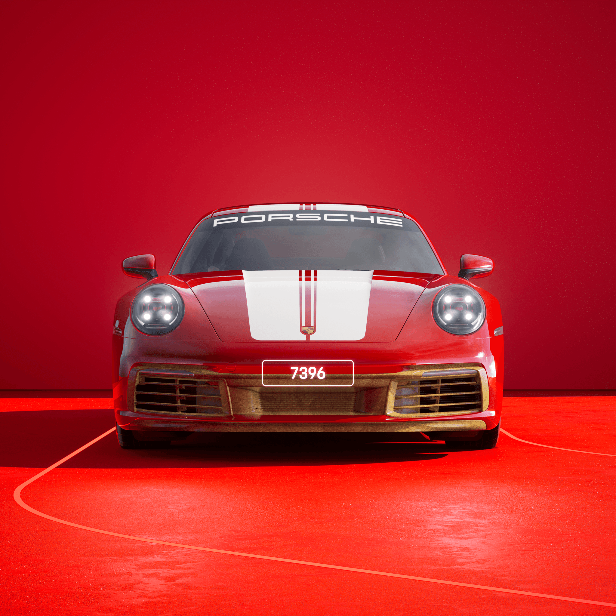 The PORSCHΞ 911 7396 image in phase