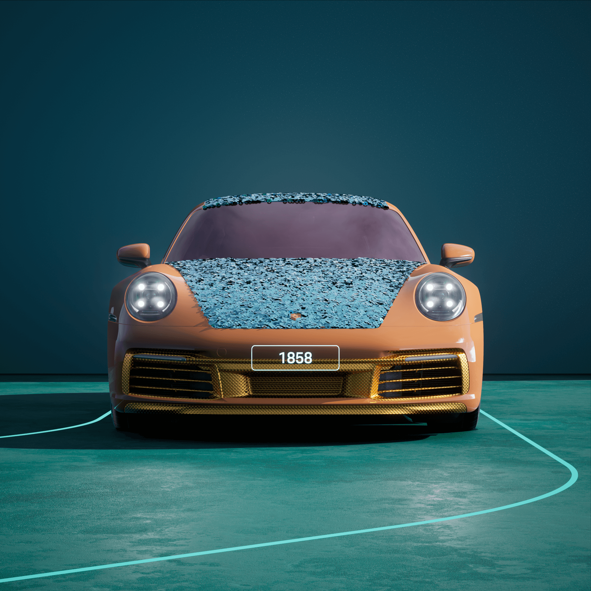 The PORSCHΞ 911 1858 image in phase