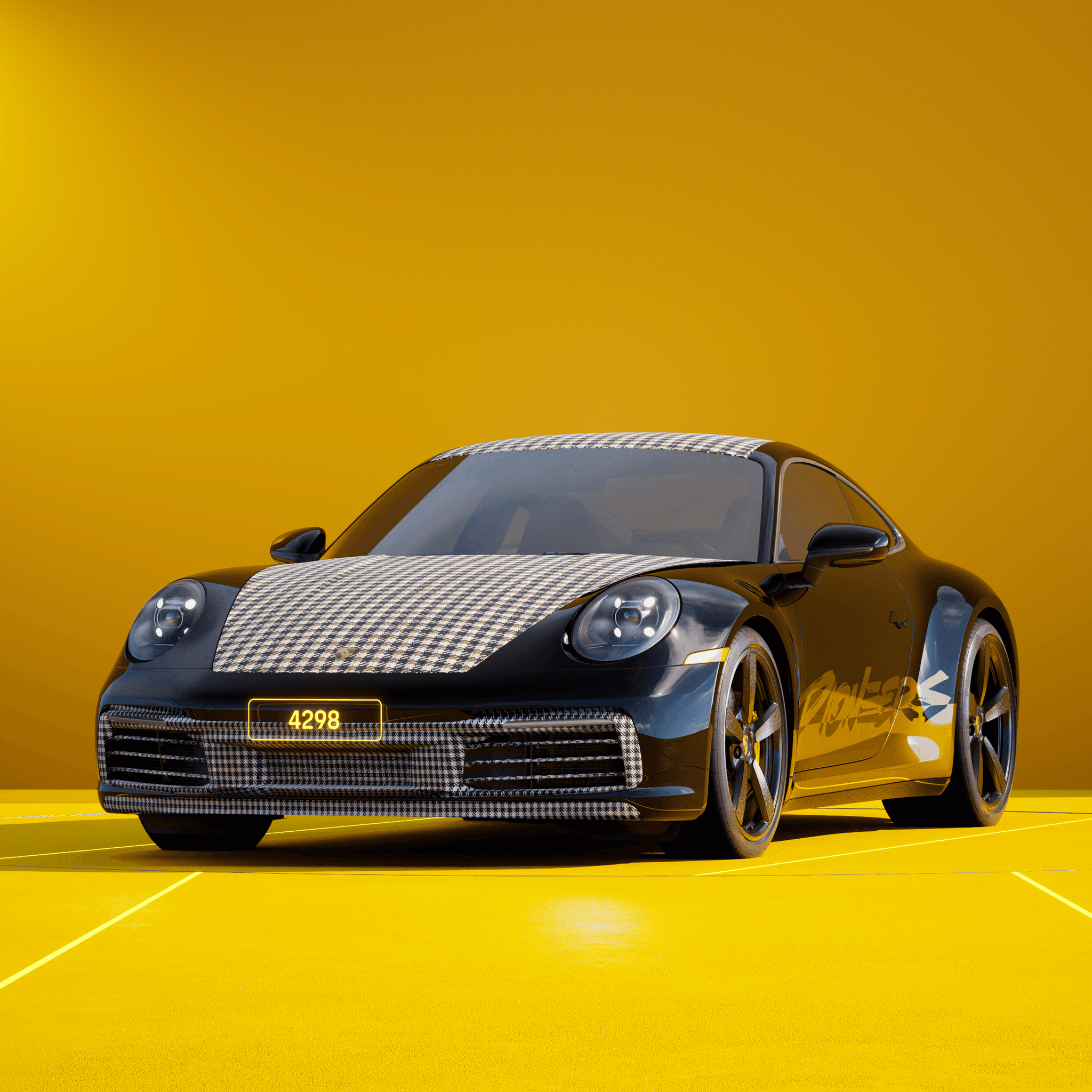 The PORSCHΞ 911 4298 image in phase