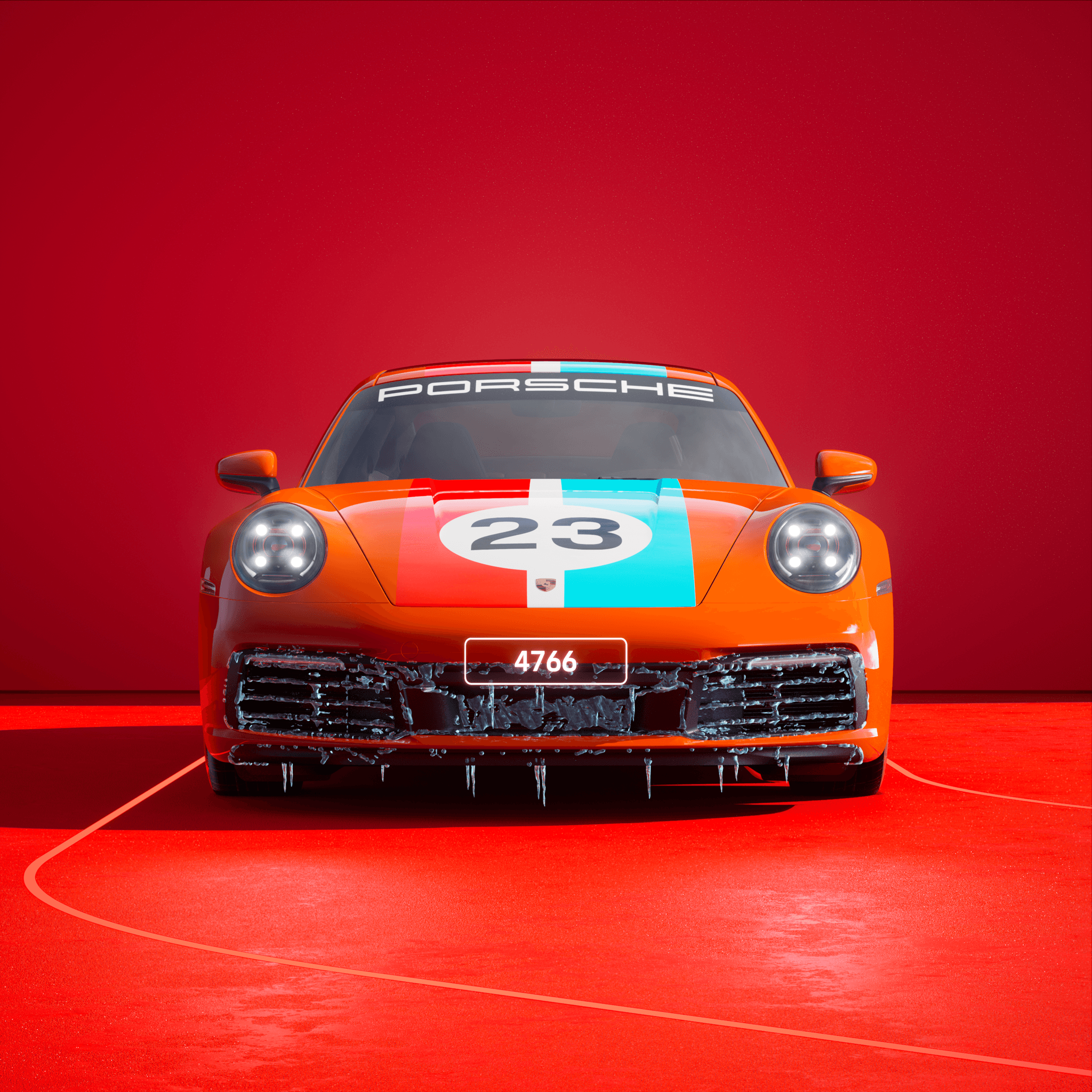 The PORSCHΞ 911 4766 image in phase