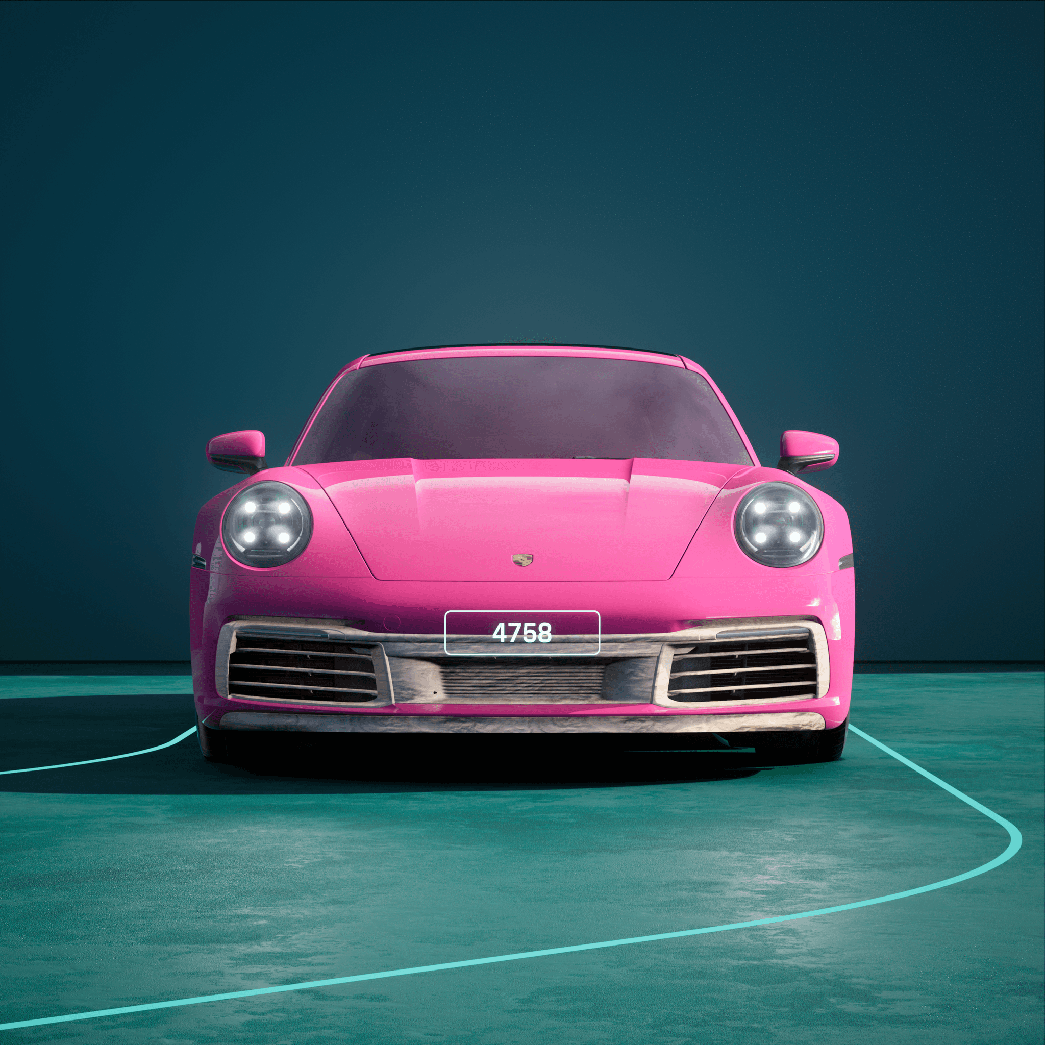 The PORSCHΞ 911 4758 image in phase