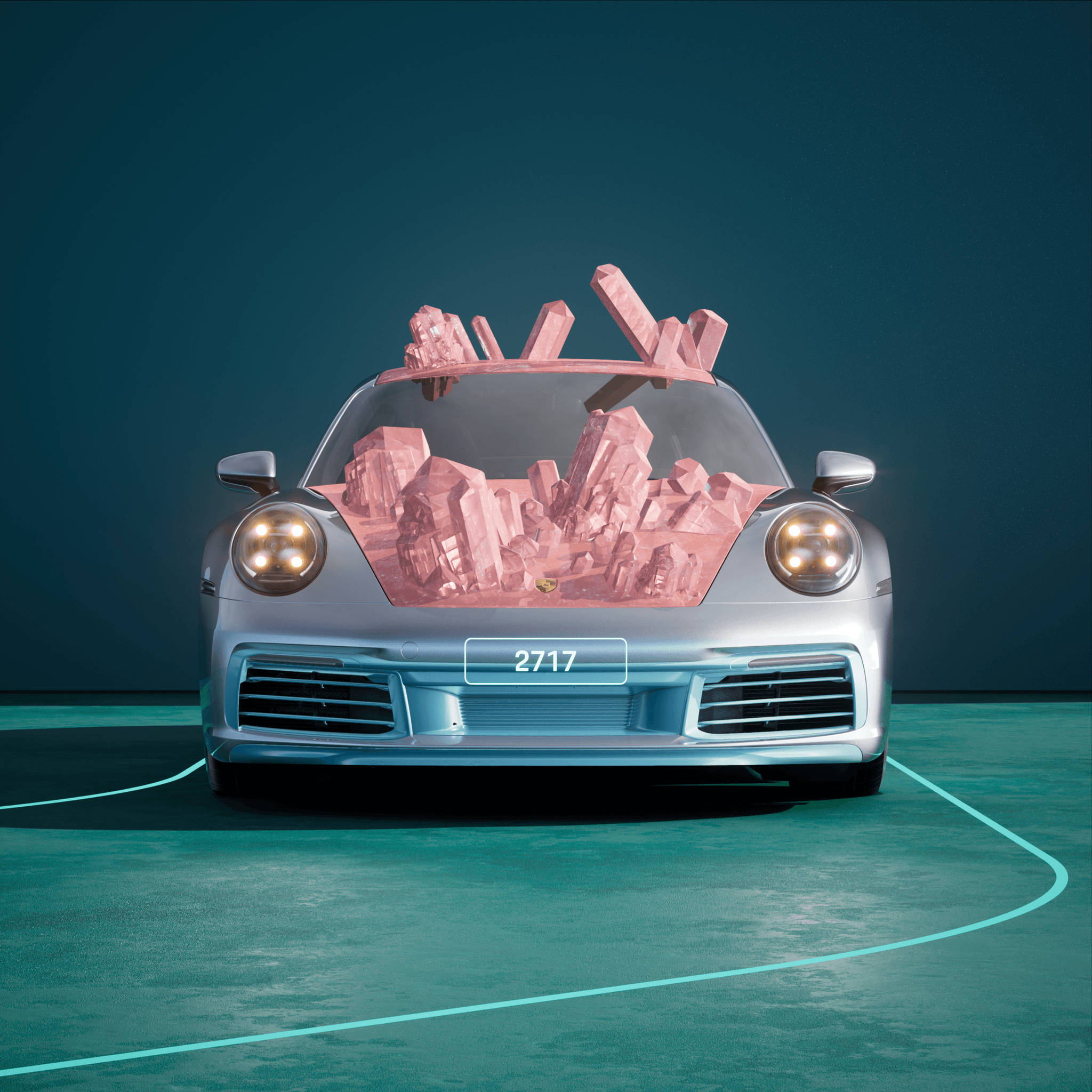 The PORSCHΞ 911 2717 image in phase