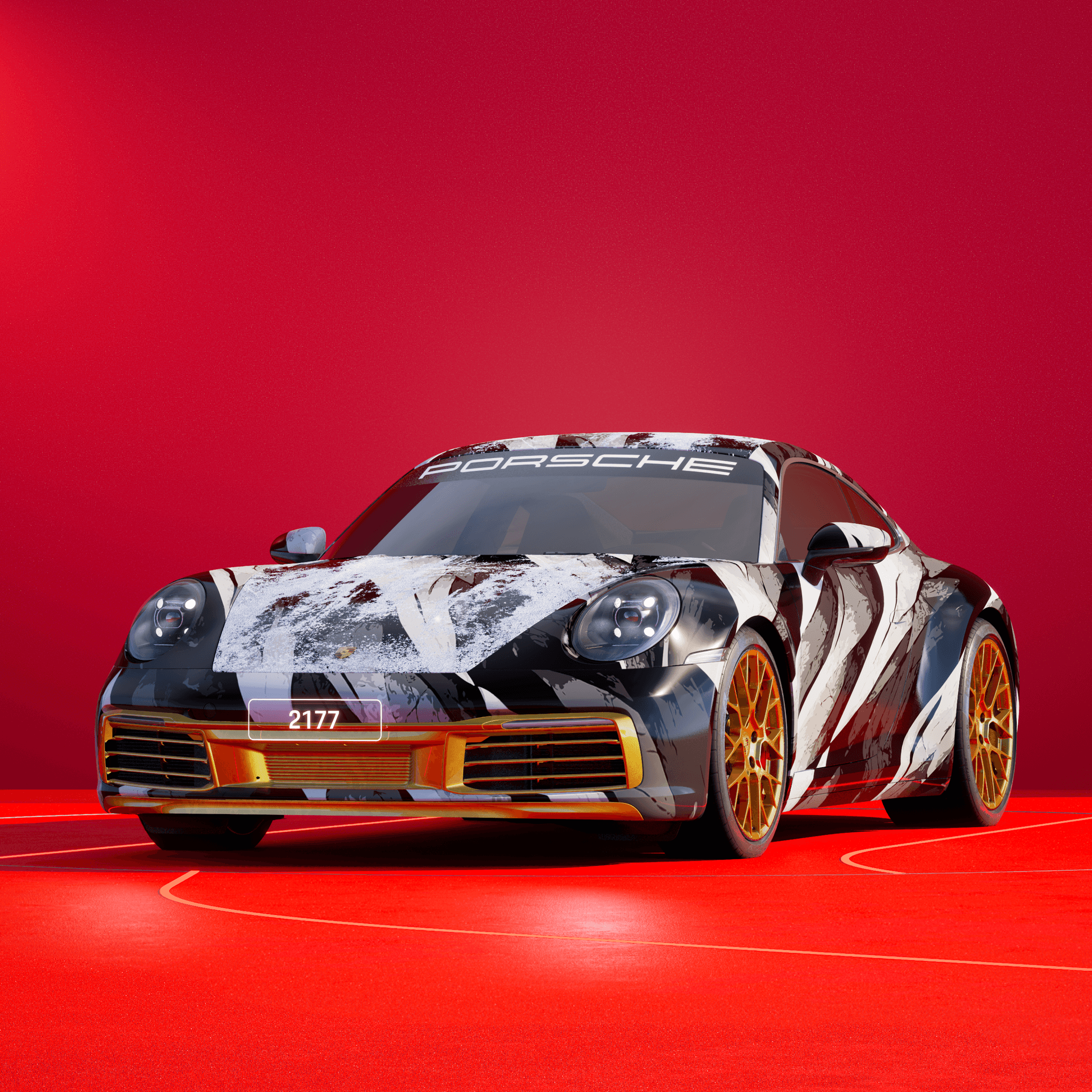 The PORSCHΞ 911 2177 image in phase