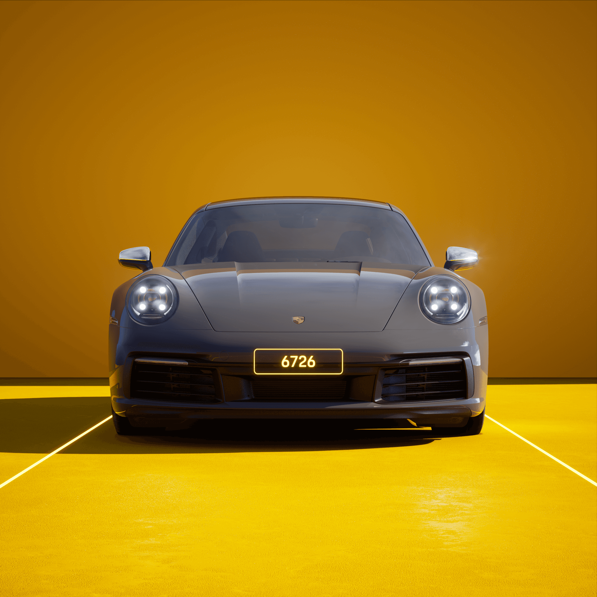 The PORSCHΞ 911 6726 image in phase
