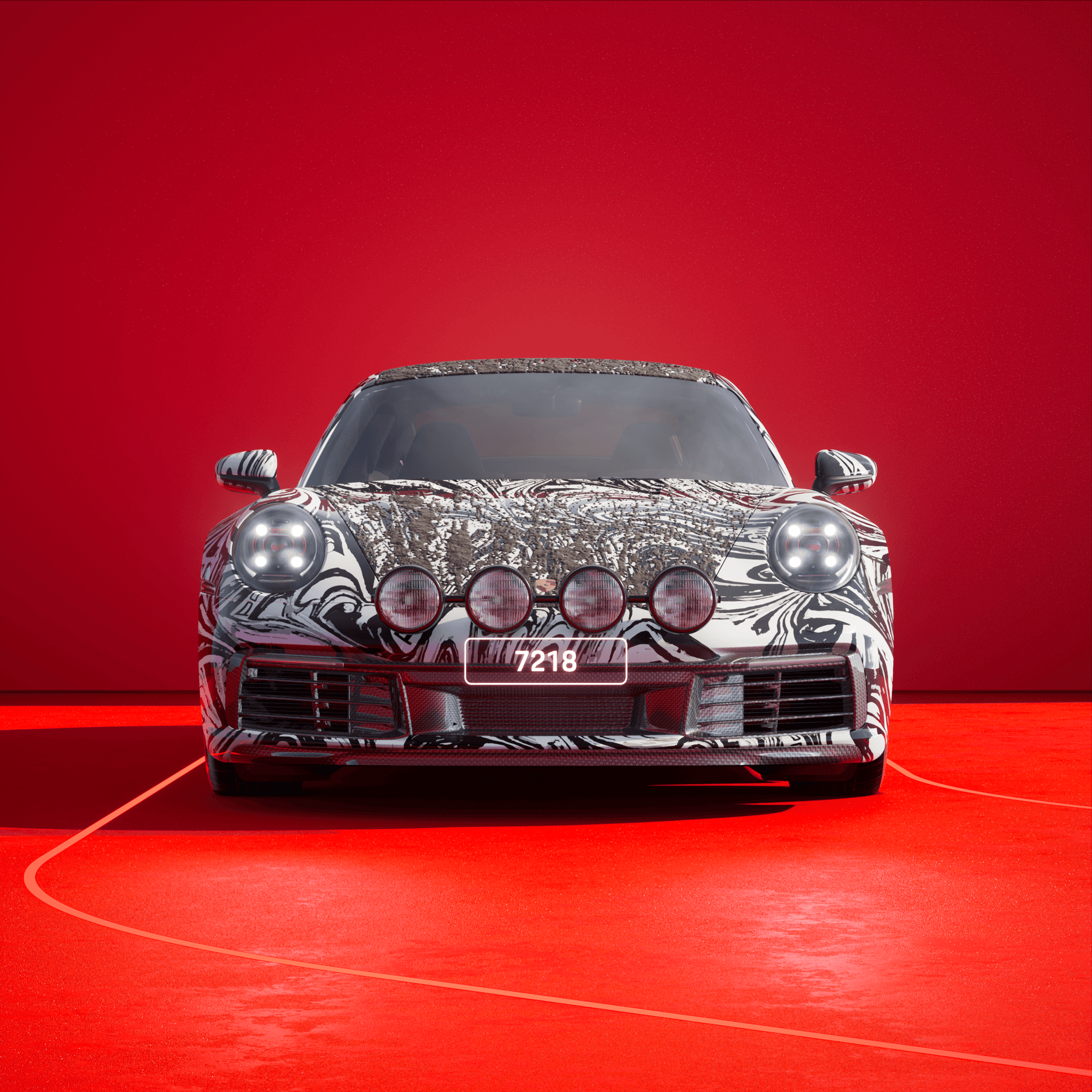 The PORSCHΞ 911 7218 image in phase