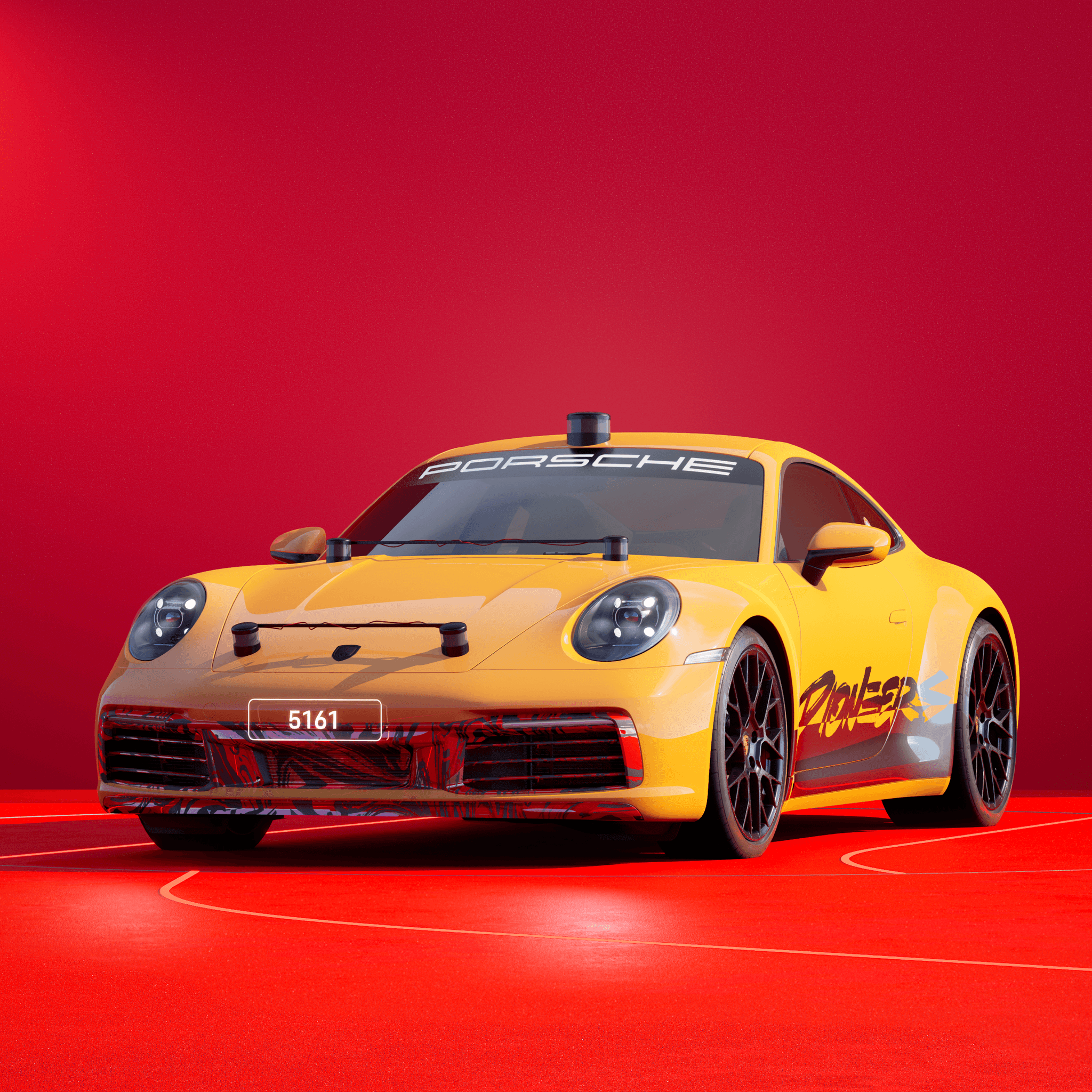 The PORSCHΞ 911 5161 image in phase