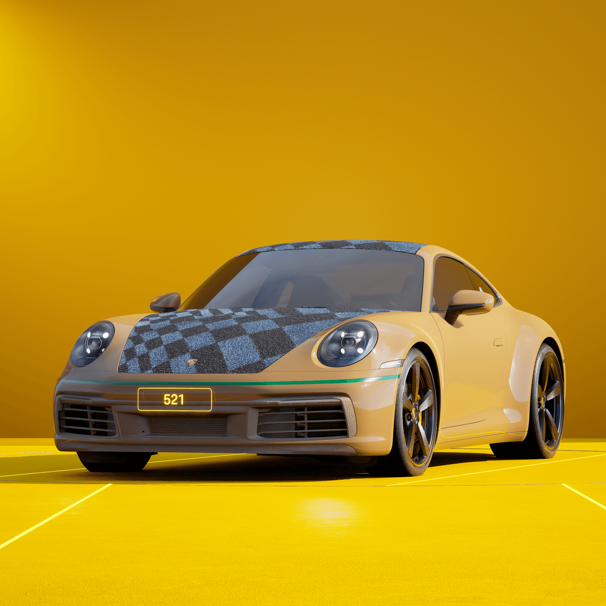 The PORSCHΞ 911 521 image in phase