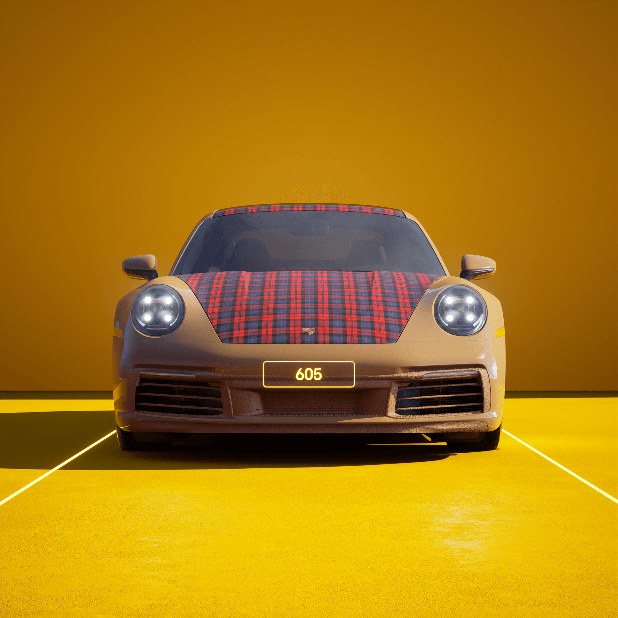 The PORSCHΞ 911 605 image in phase