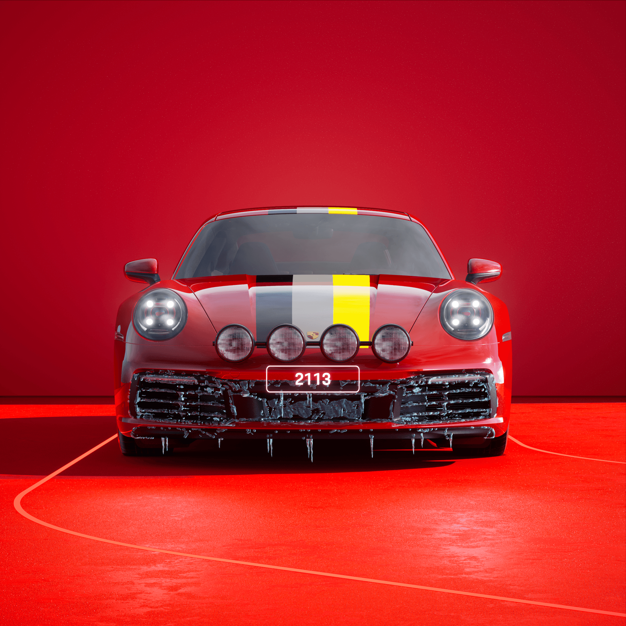 The PORSCHΞ 911 2113 image in phase