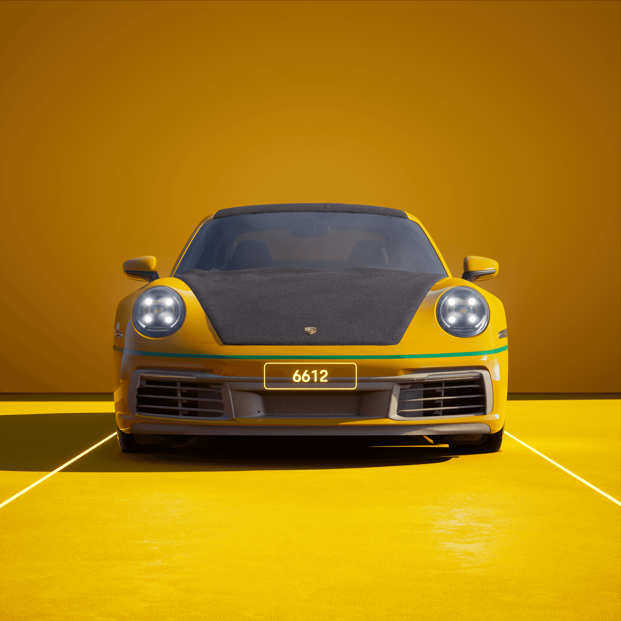 The PORSCHΞ 911 6612 image in phase