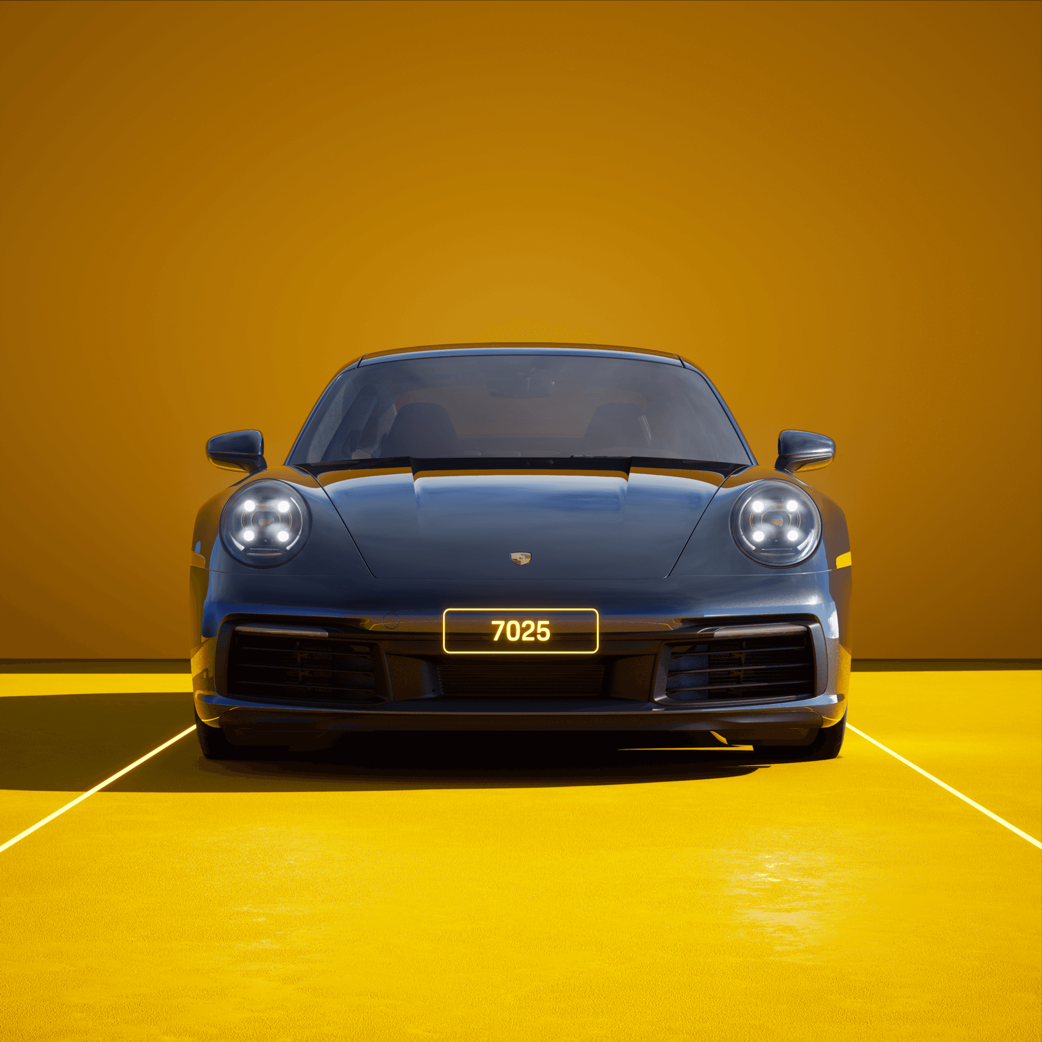 The PORSCHΞ 911 7025 image in phase