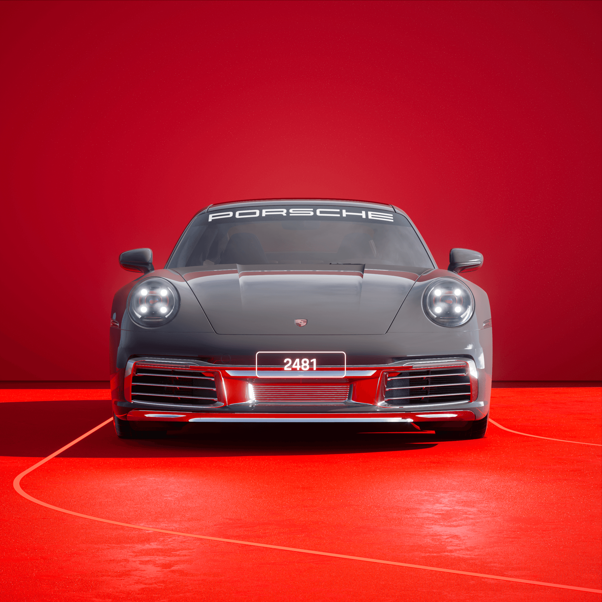 The PORSCHΞ 911 2481 image in phase
