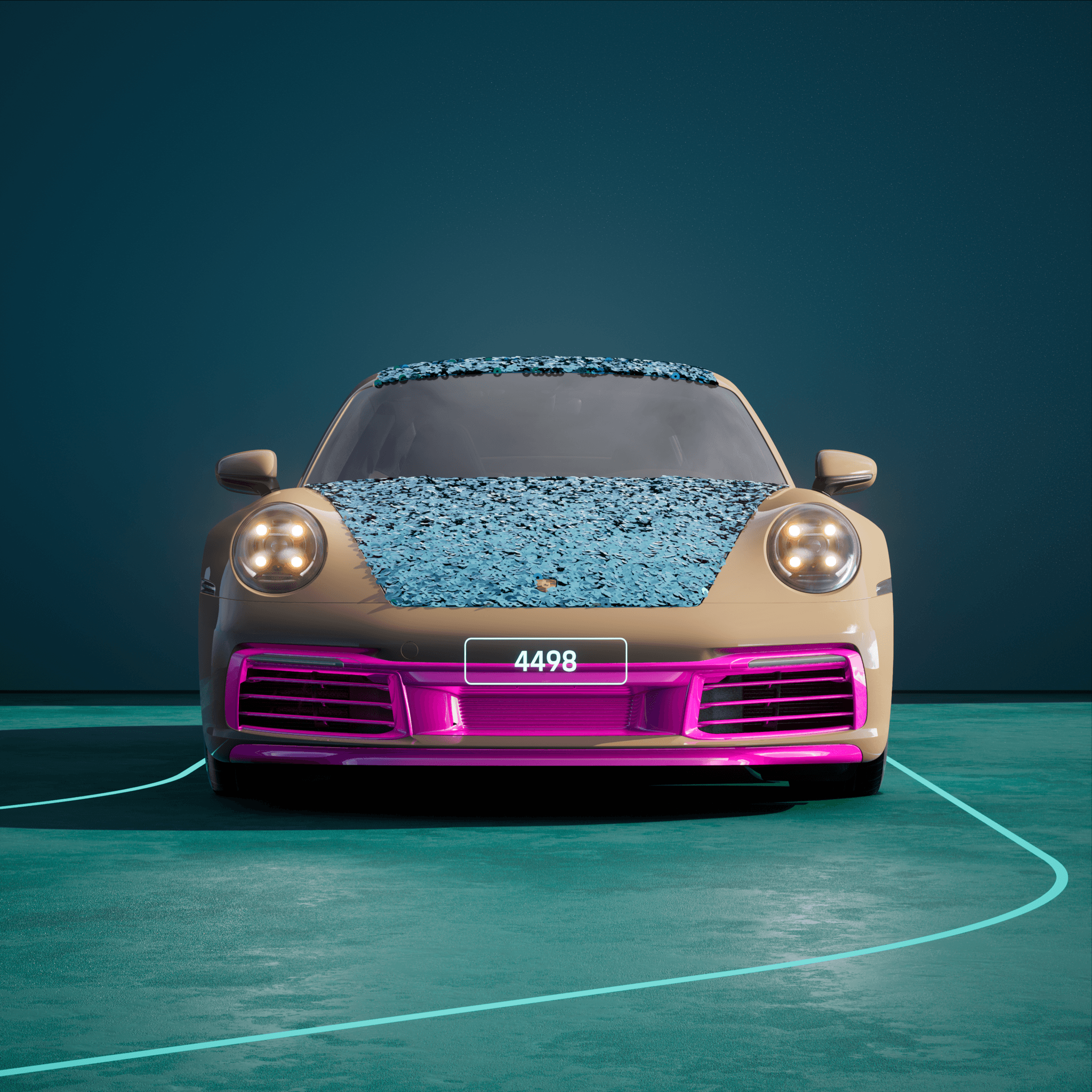 The PORSCHΞ 911 4498 image in phase