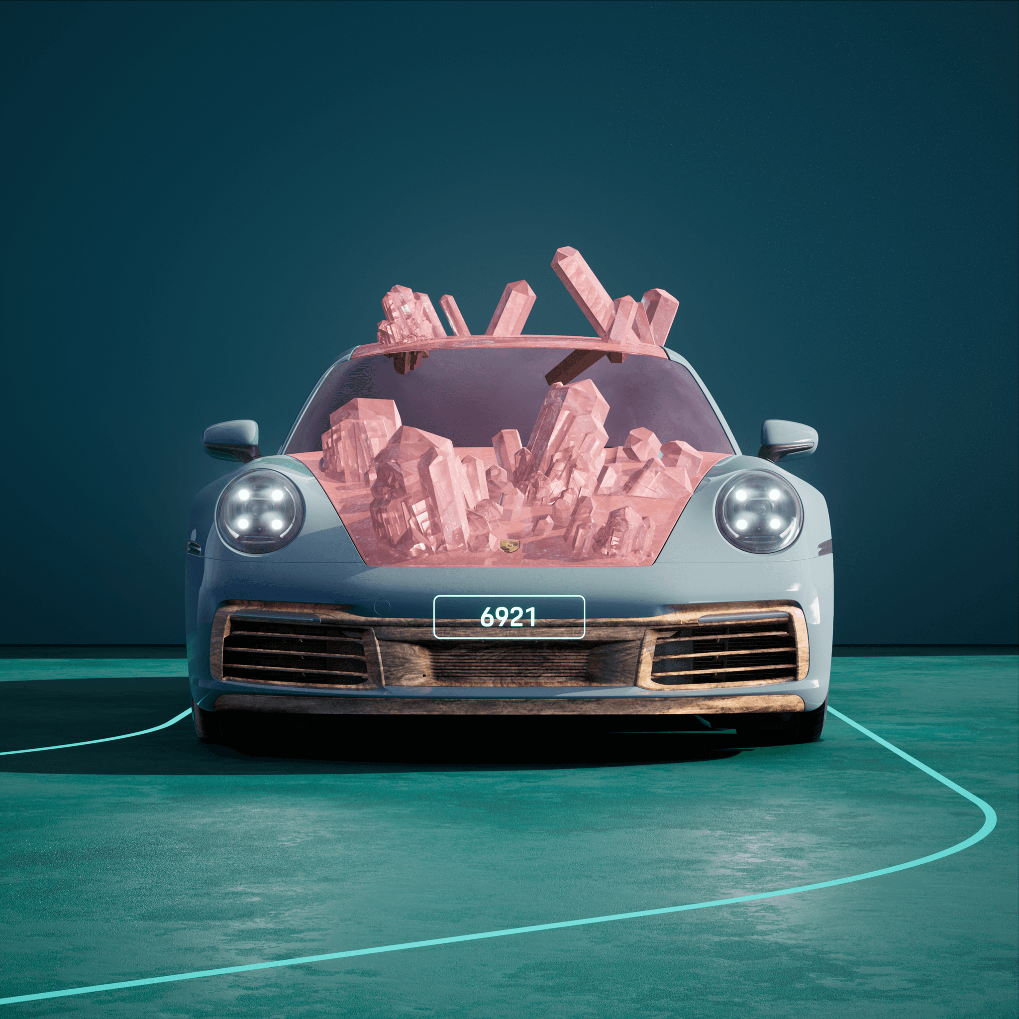 The PORSCHΞ 911 6921 image in phase