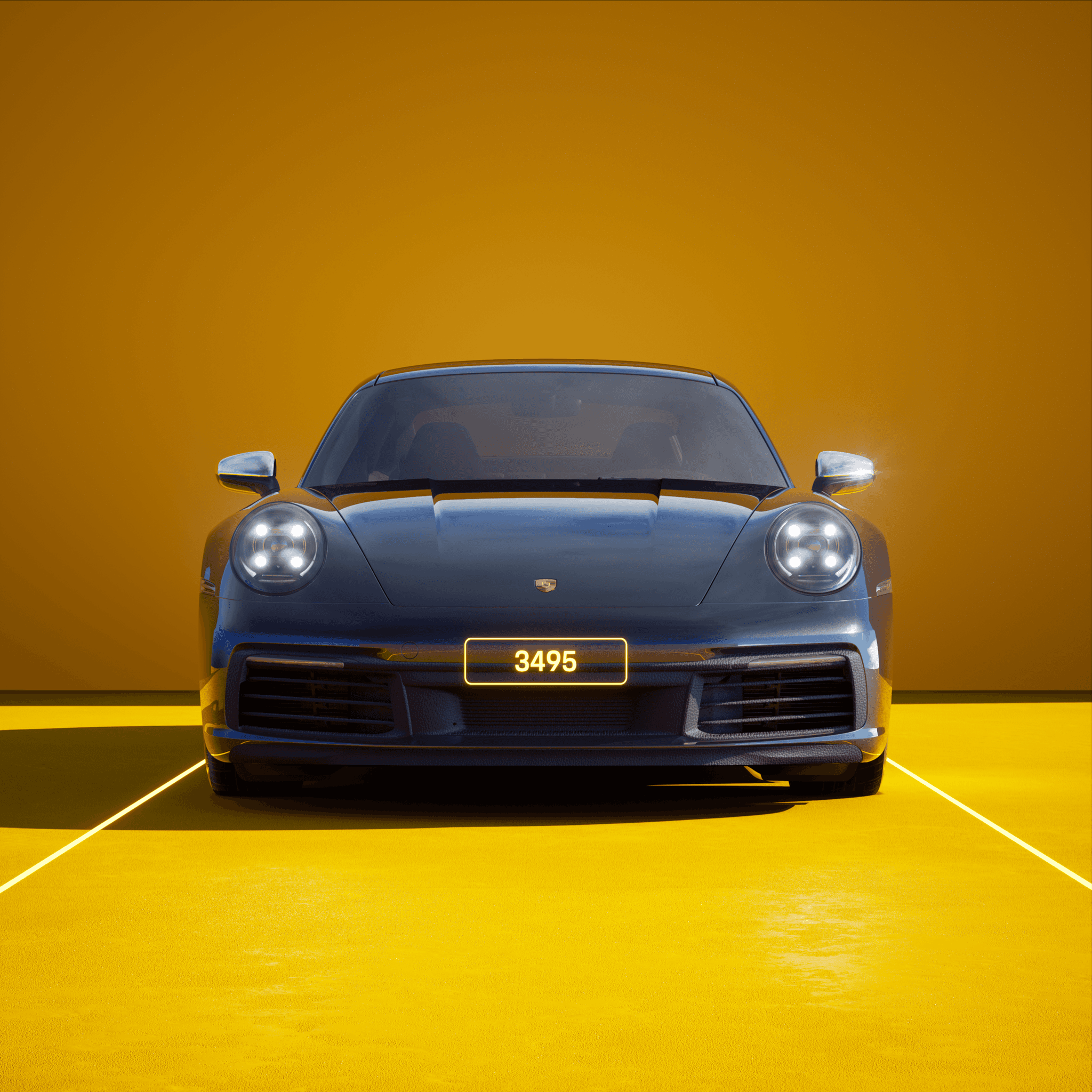The PORSCHΞ 911 3495 image in phase
