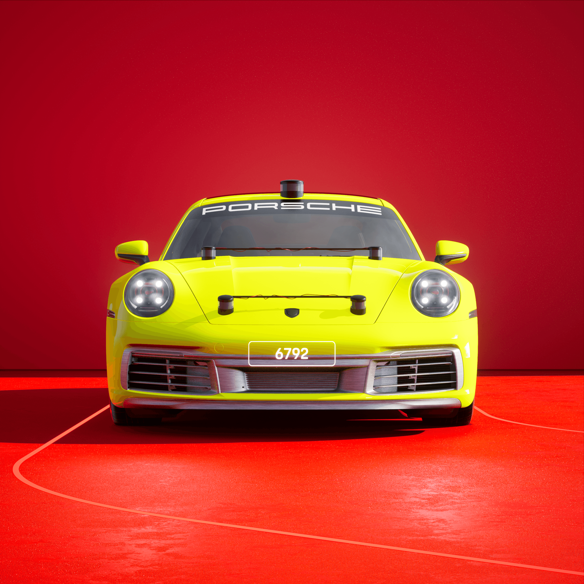 The PORSCHΞ 911 6792 image in phase