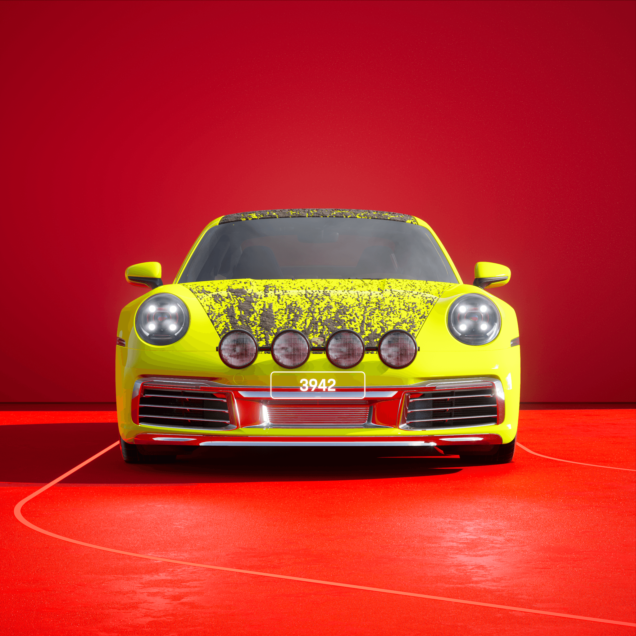 The PORSCHΞ 911 3942 image in phase