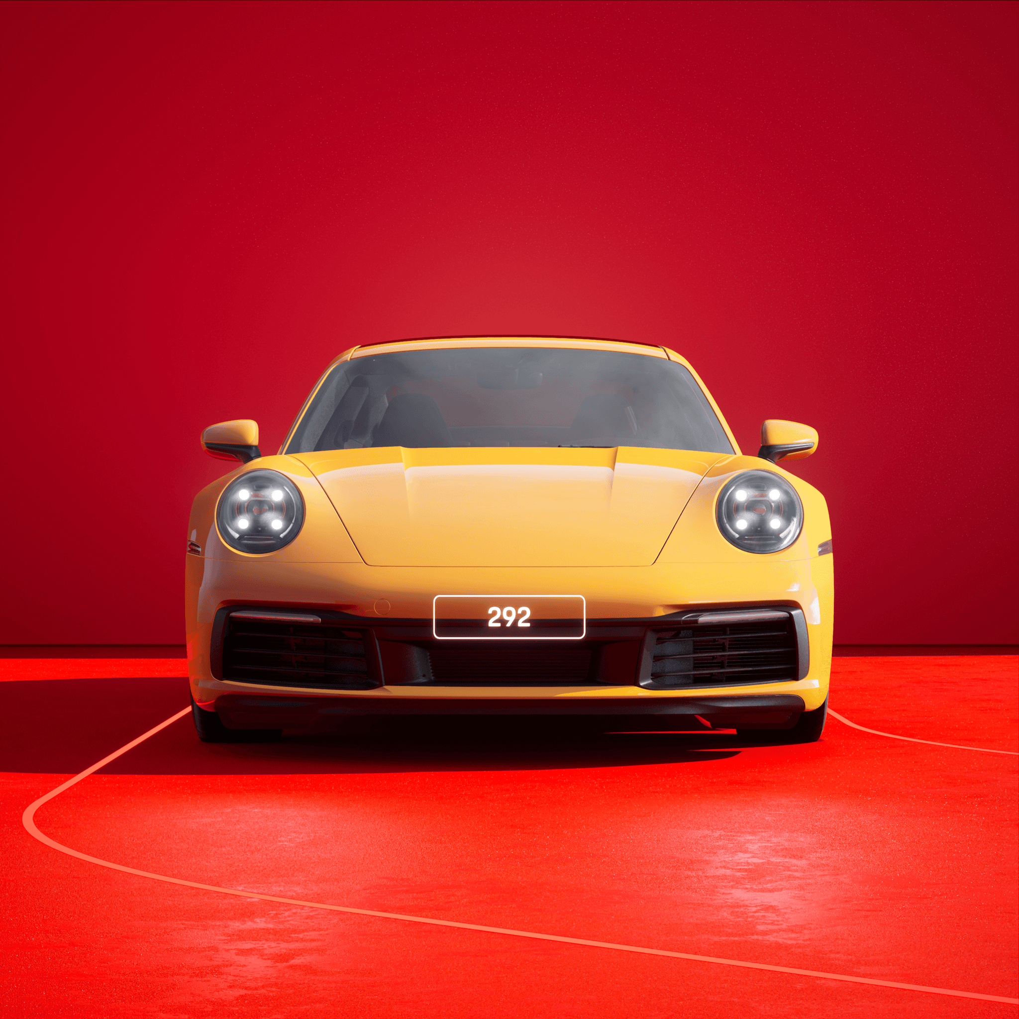 The PORSCHΞ 911 292 image in phase