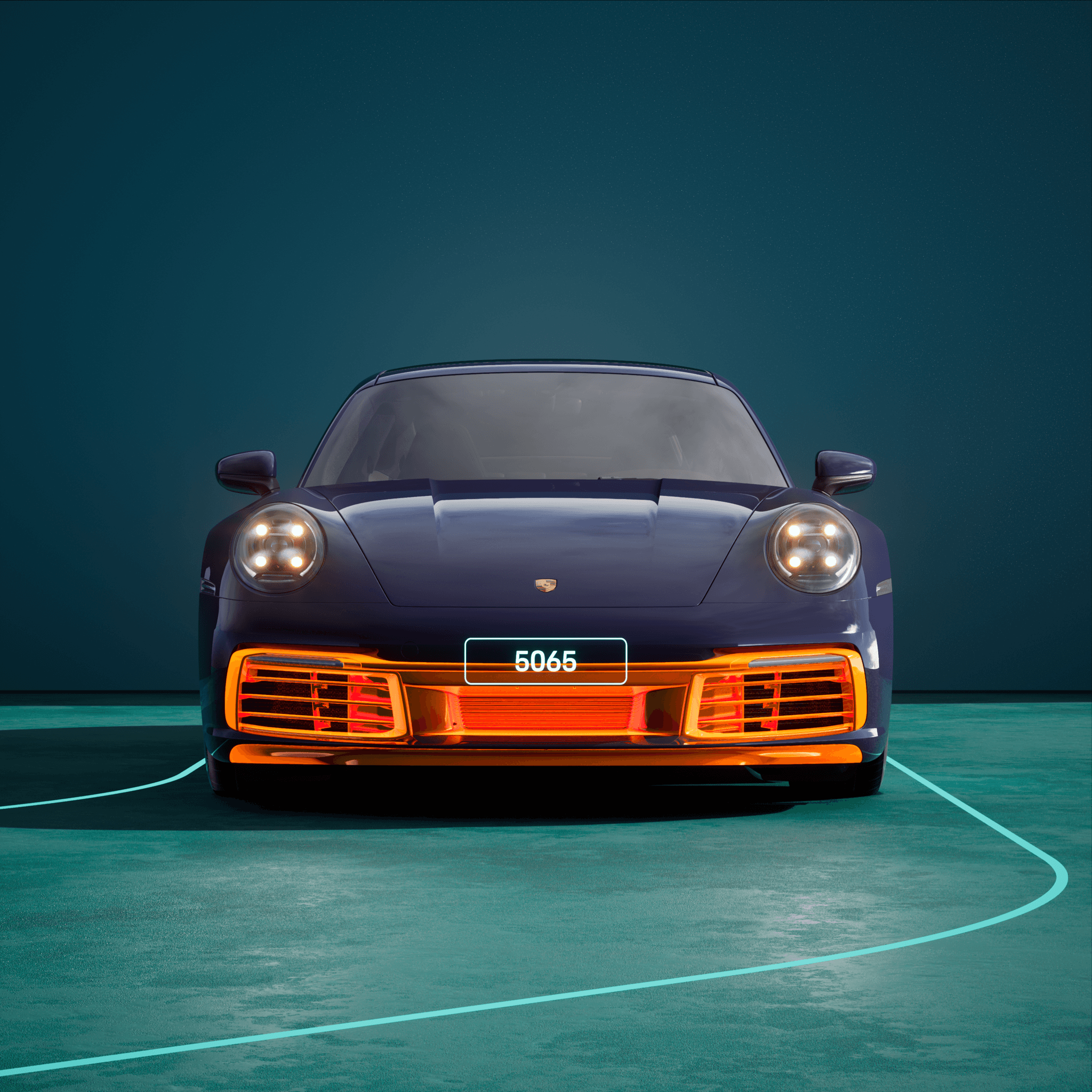 The PORSCHΞ 911 5065 image in phase