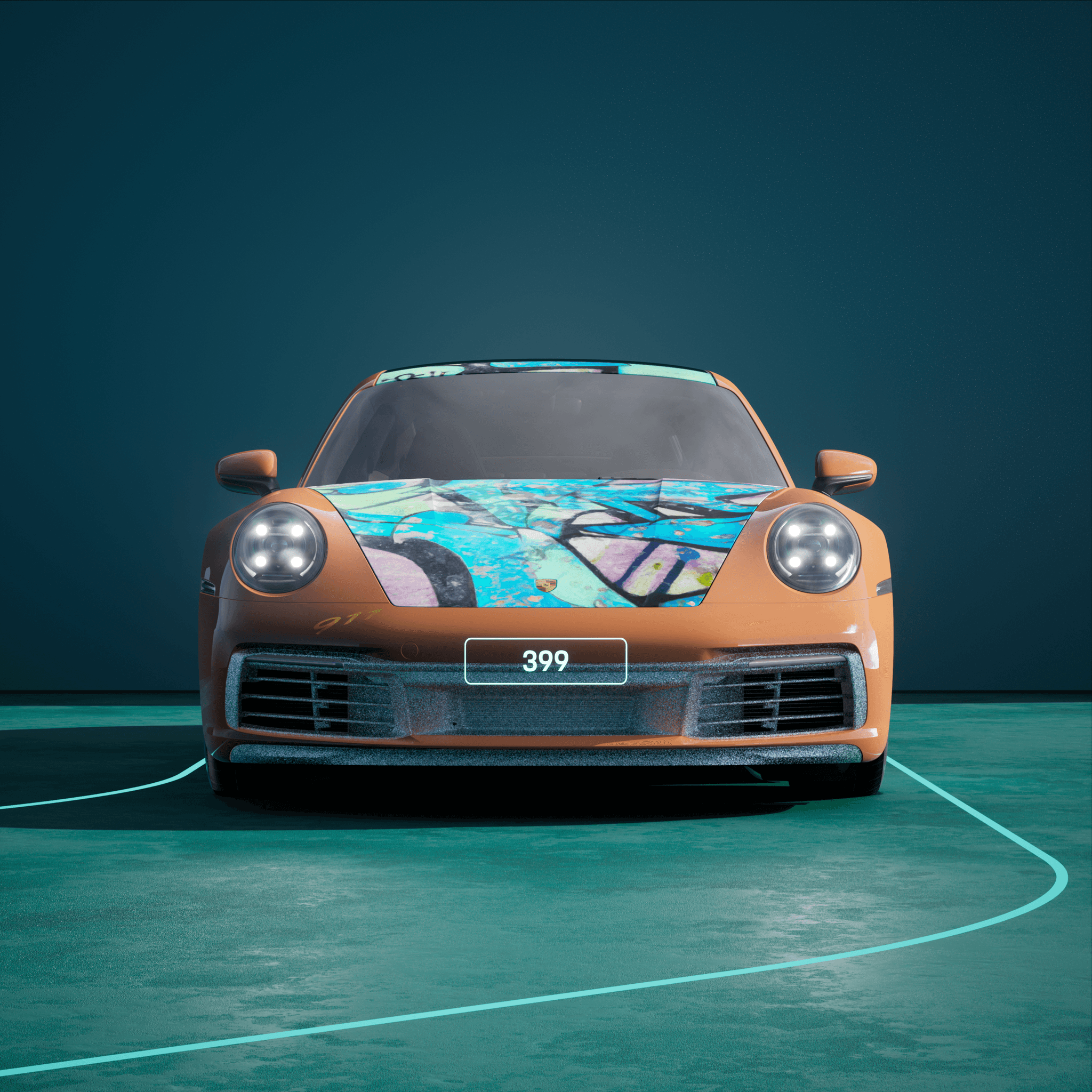 The PORSCHΞ 911 399 image in phase