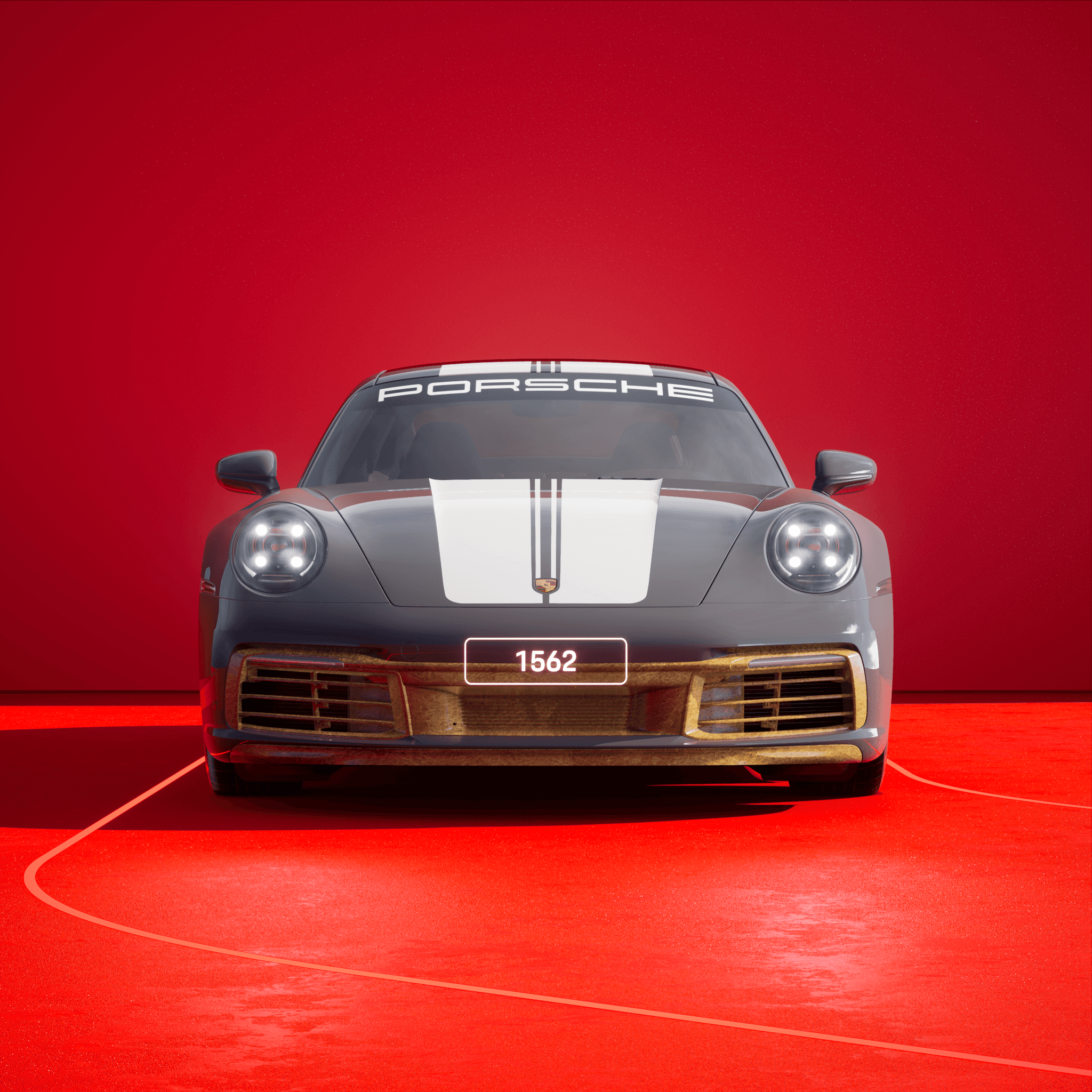 The PORSCHΞ 911 1562 image in phase
