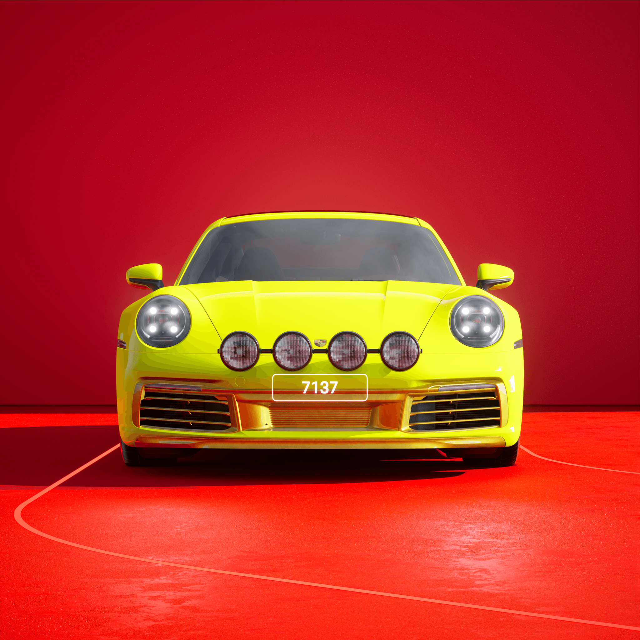 The PORSCHΞ 911 7137 image in phase