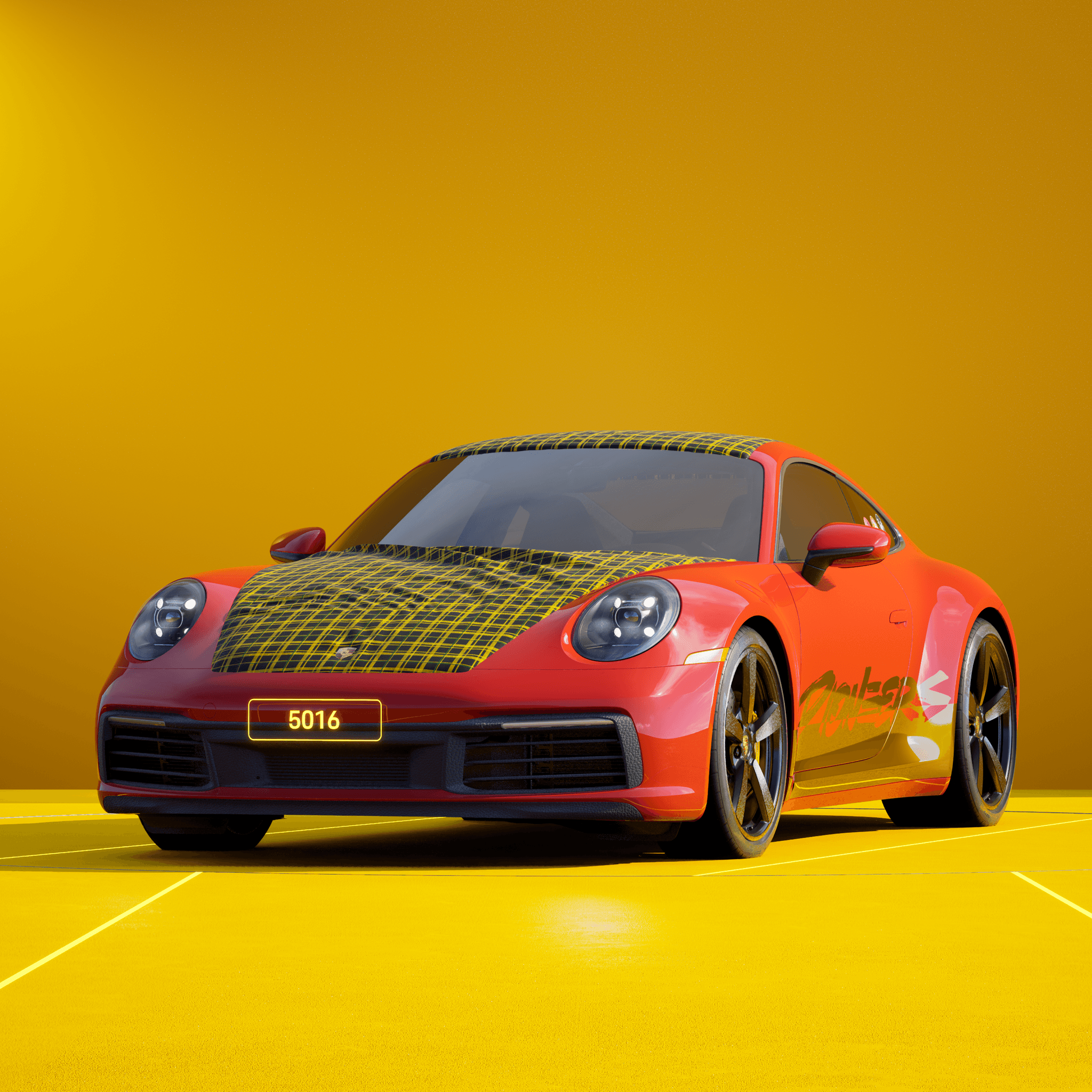 The PORSCHΞ 911 5016 image in phase