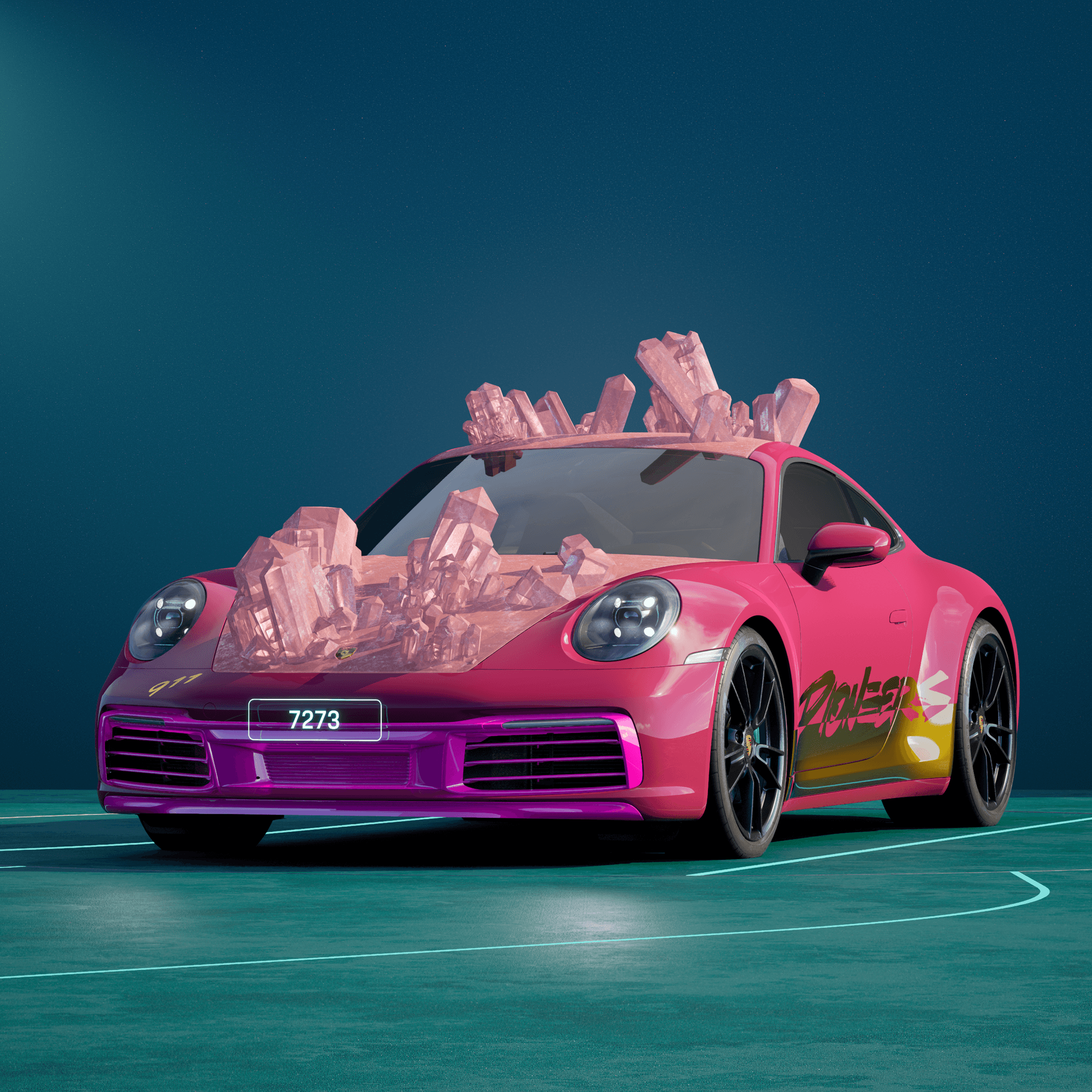 The PORSCHΞ 911 7273 image in phase