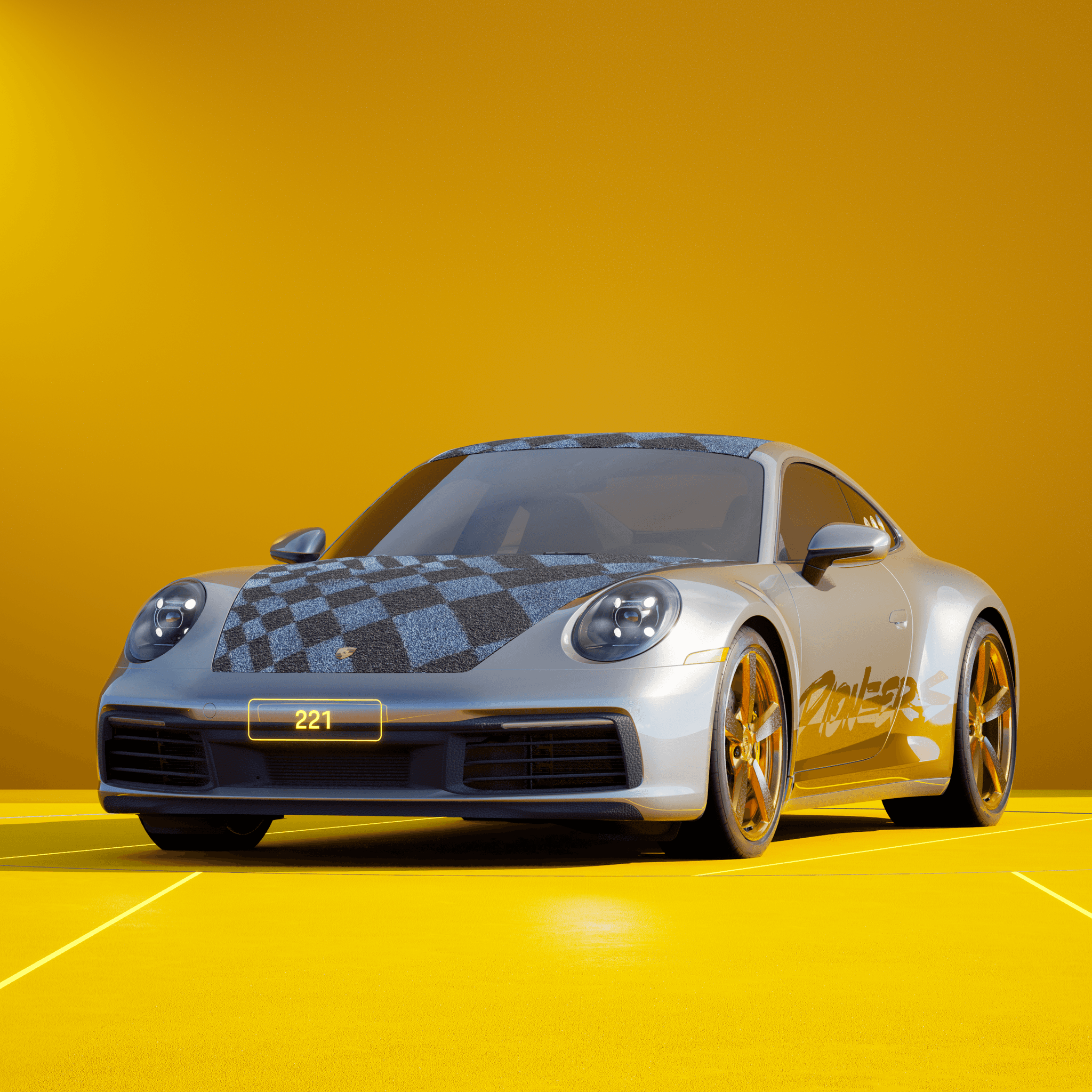 The PORSCHΞ 911 221 image in phase