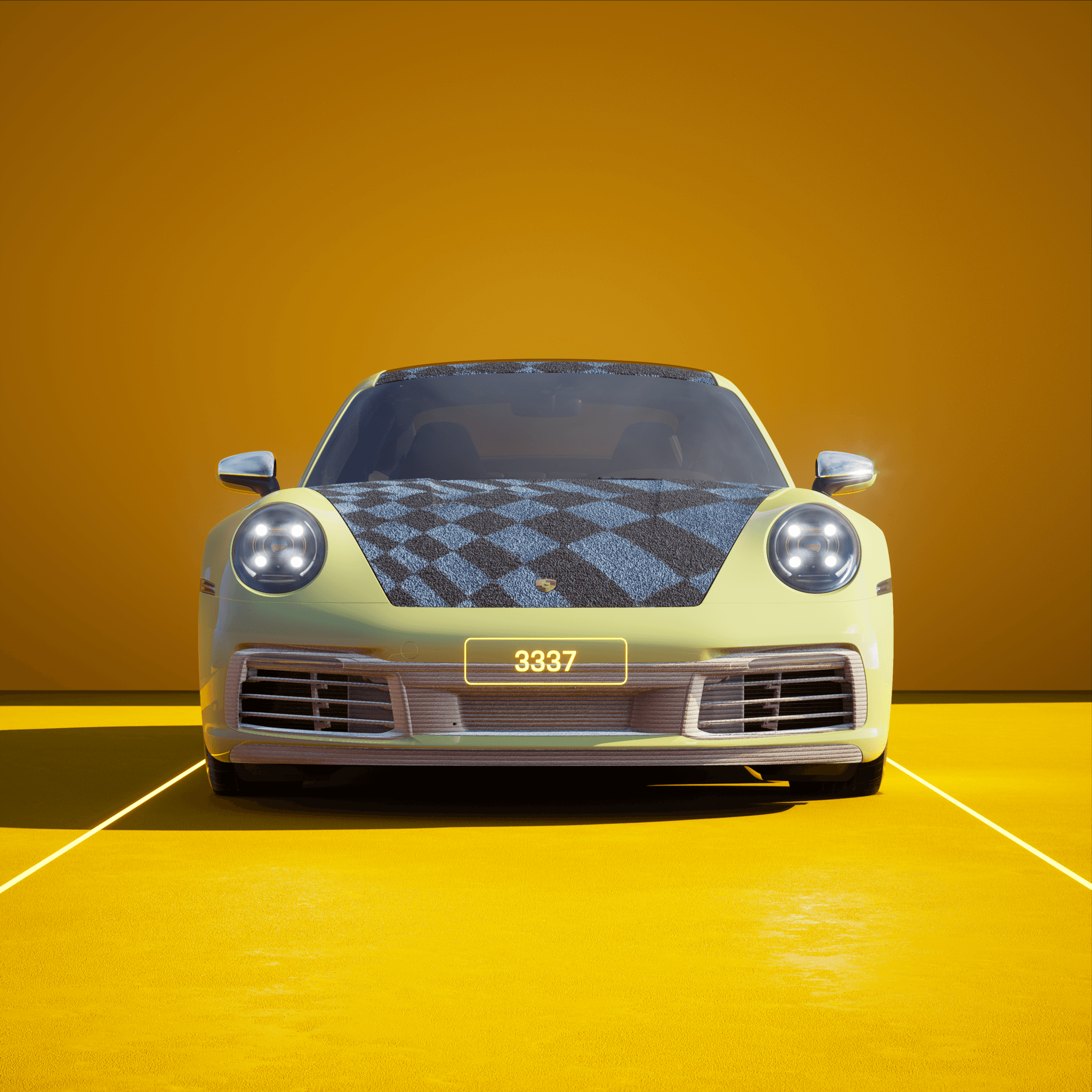 The PORSCHΞ 911 3337 image in phase