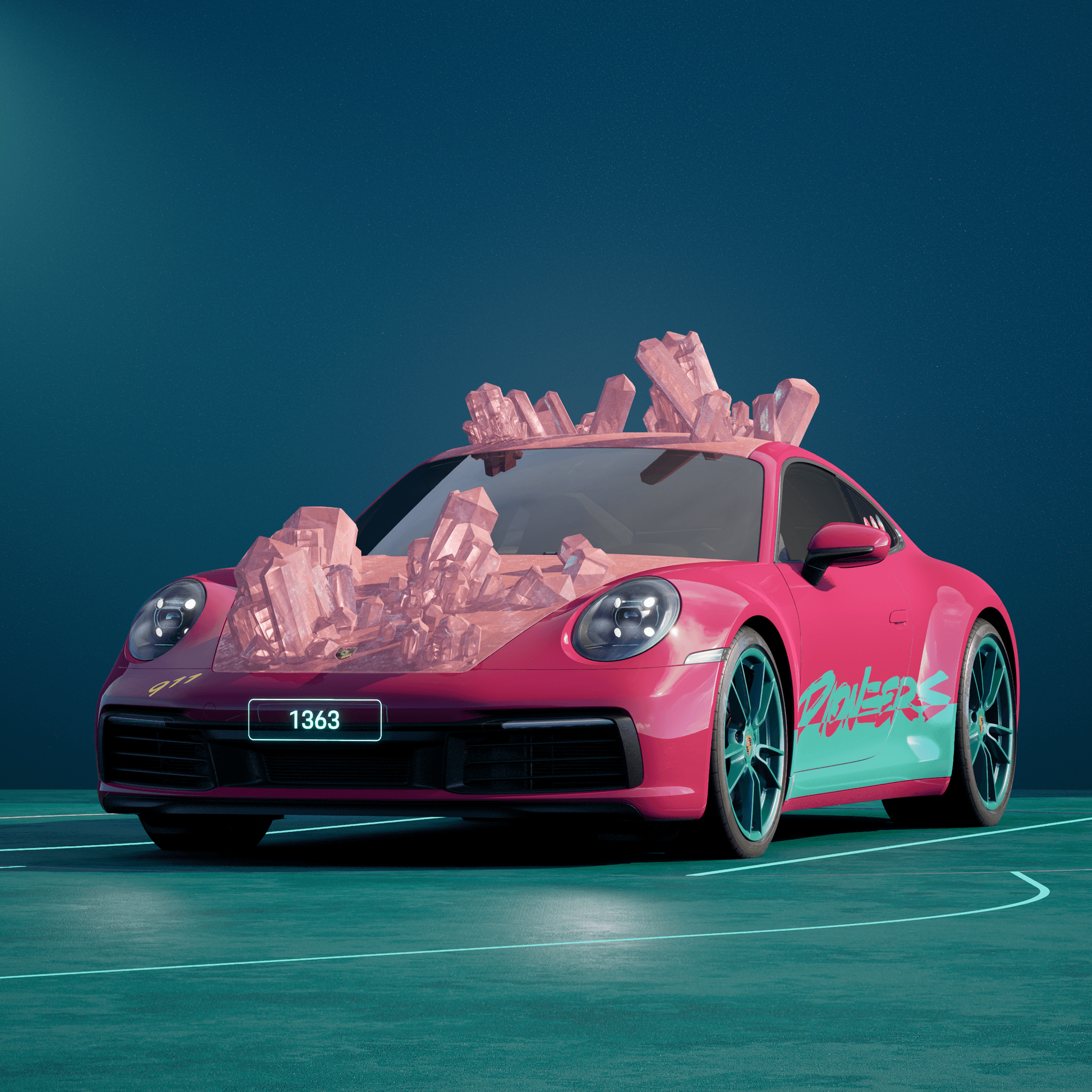 The PORSCHΞ 911 1363 image in phase