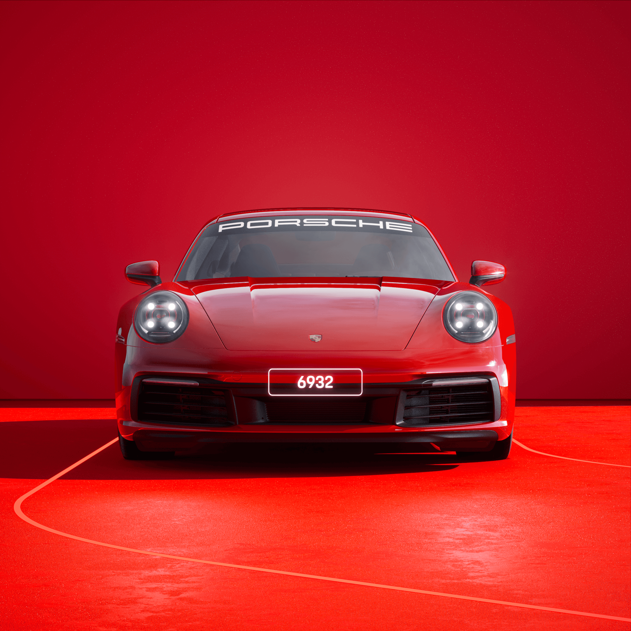 The PORSCHΞ 911 6932 image in phase
