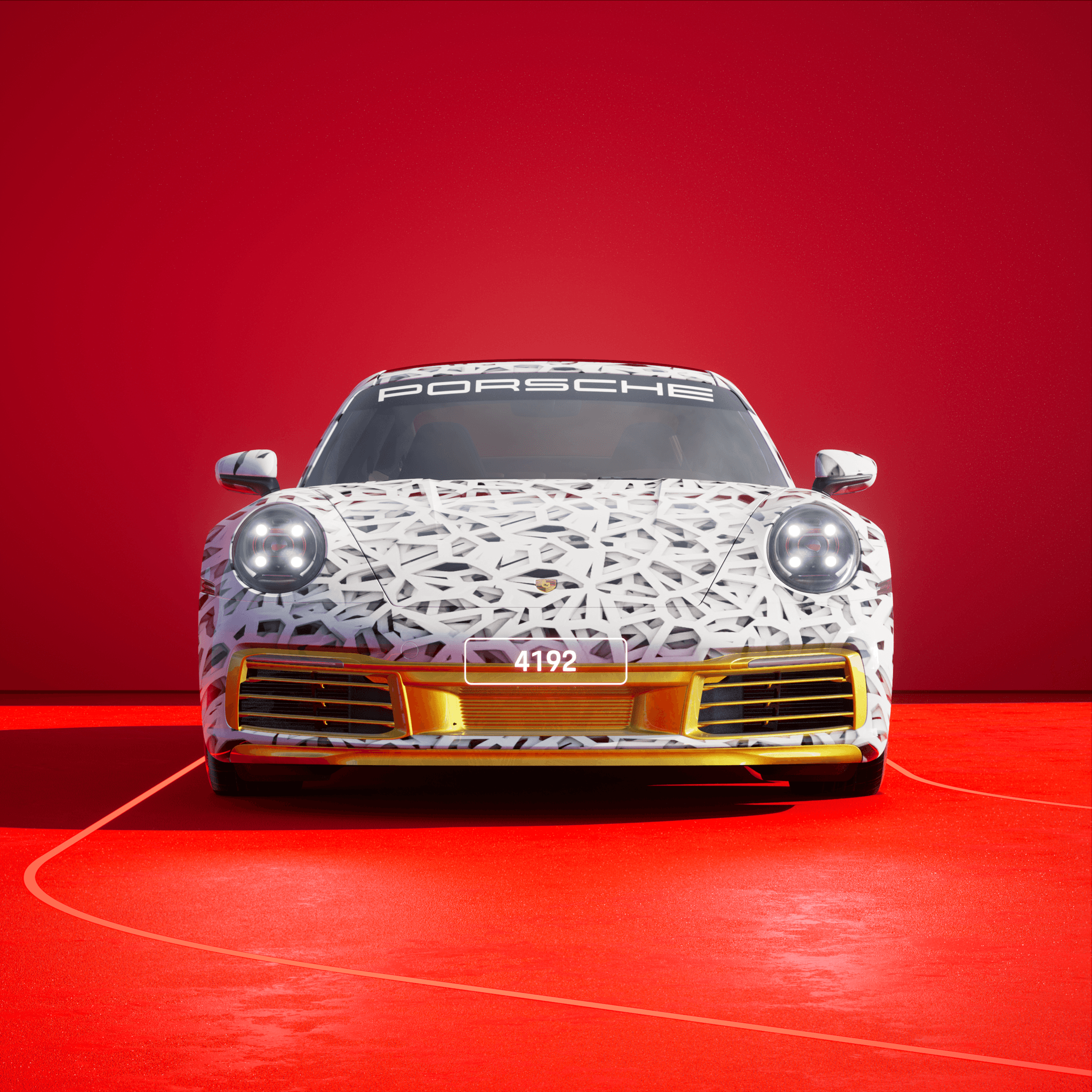The PORSCHΞ 911 4192 image in phase