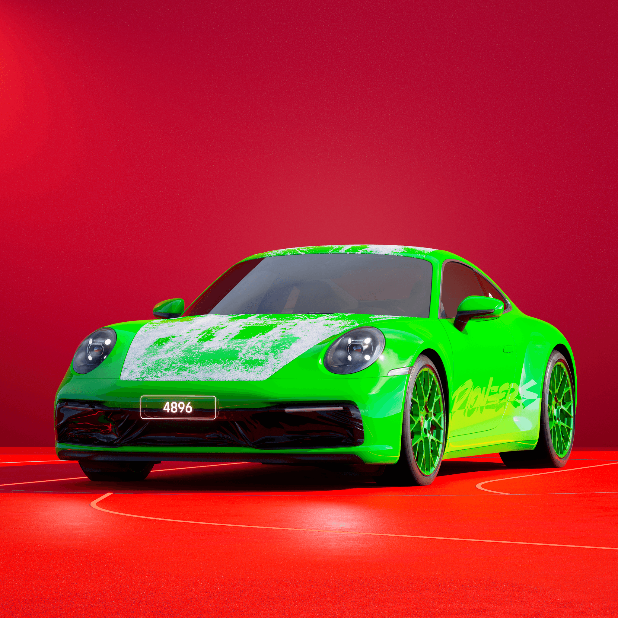 The PORSCHΞ 911 4896 image in phase