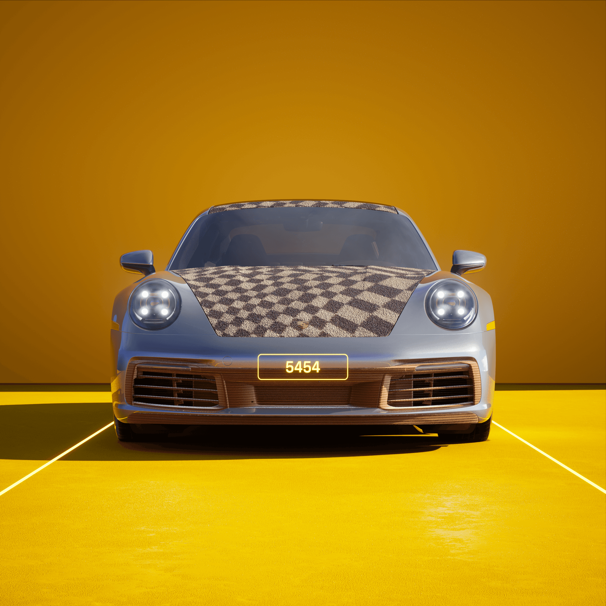 The PORSCHΞ 911 5454 image in phase
