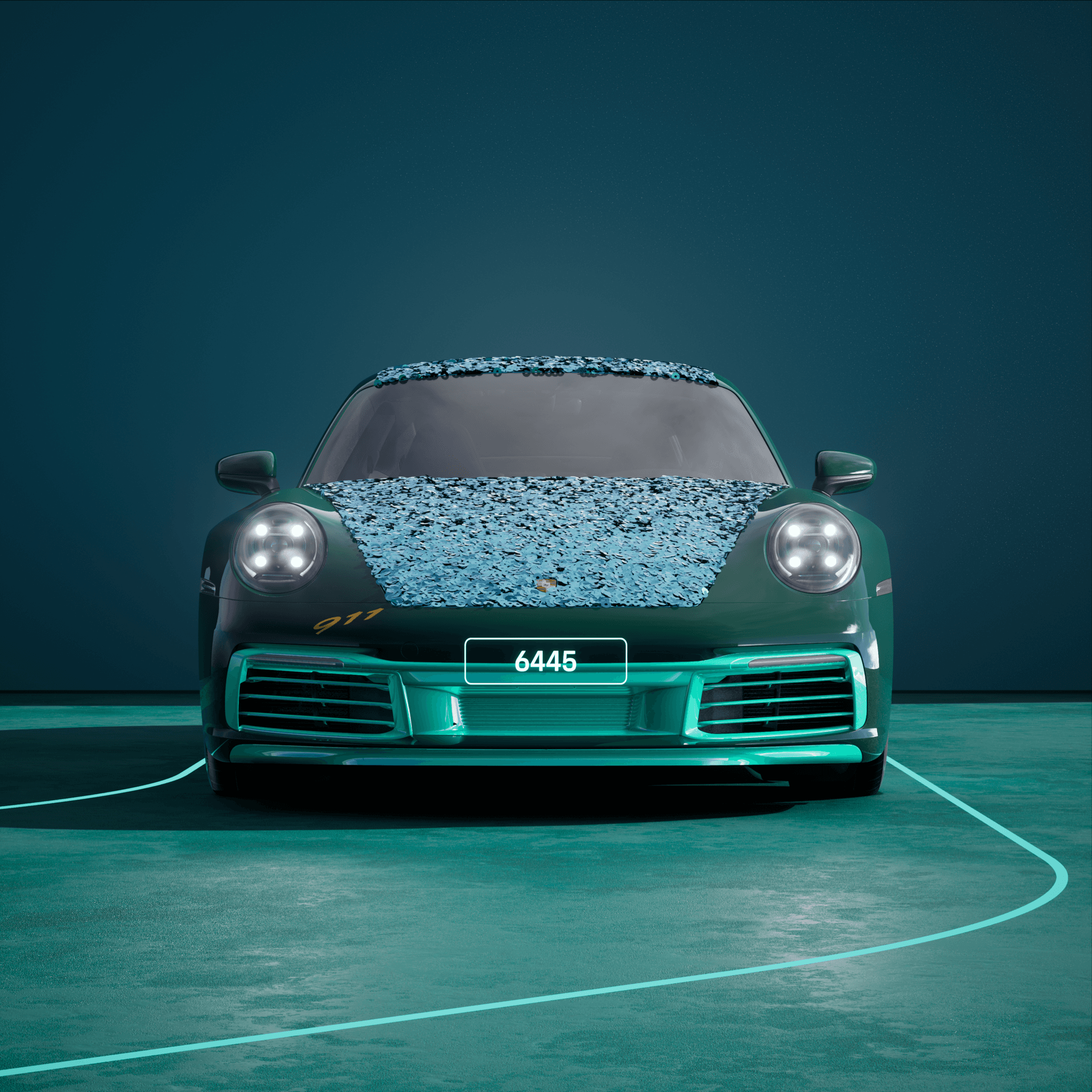 The PORSCHΞ 911 6445 image in phase