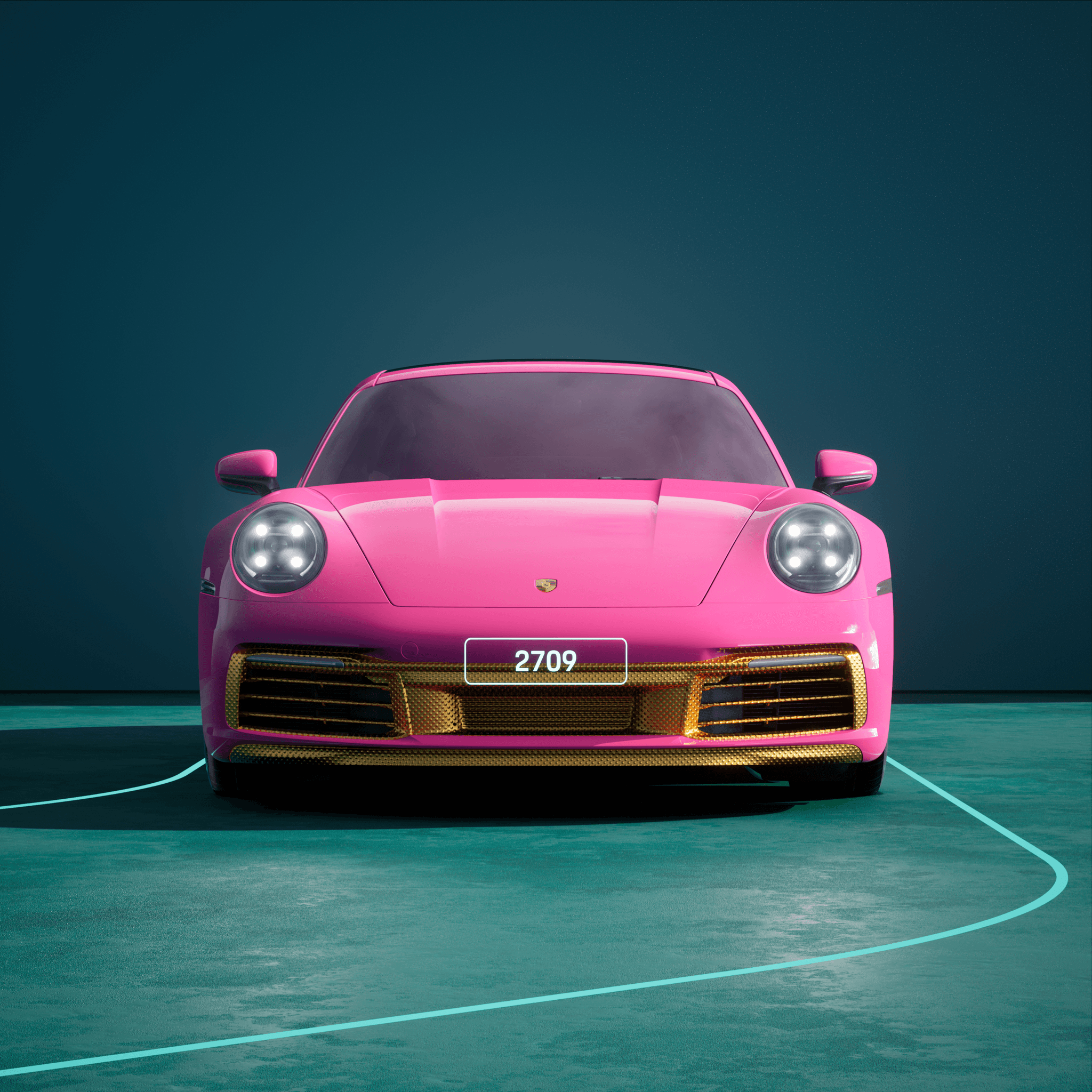 The PORSCHΞ 911 2709 image in phase