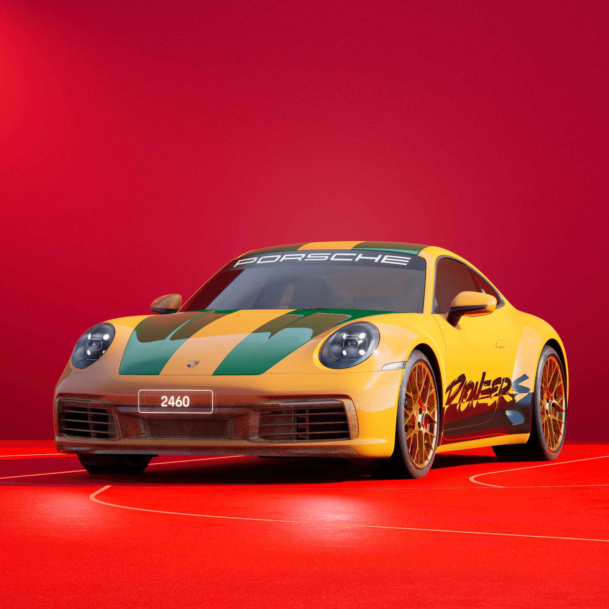 The PORSCHΞ 911 2460 image in phase