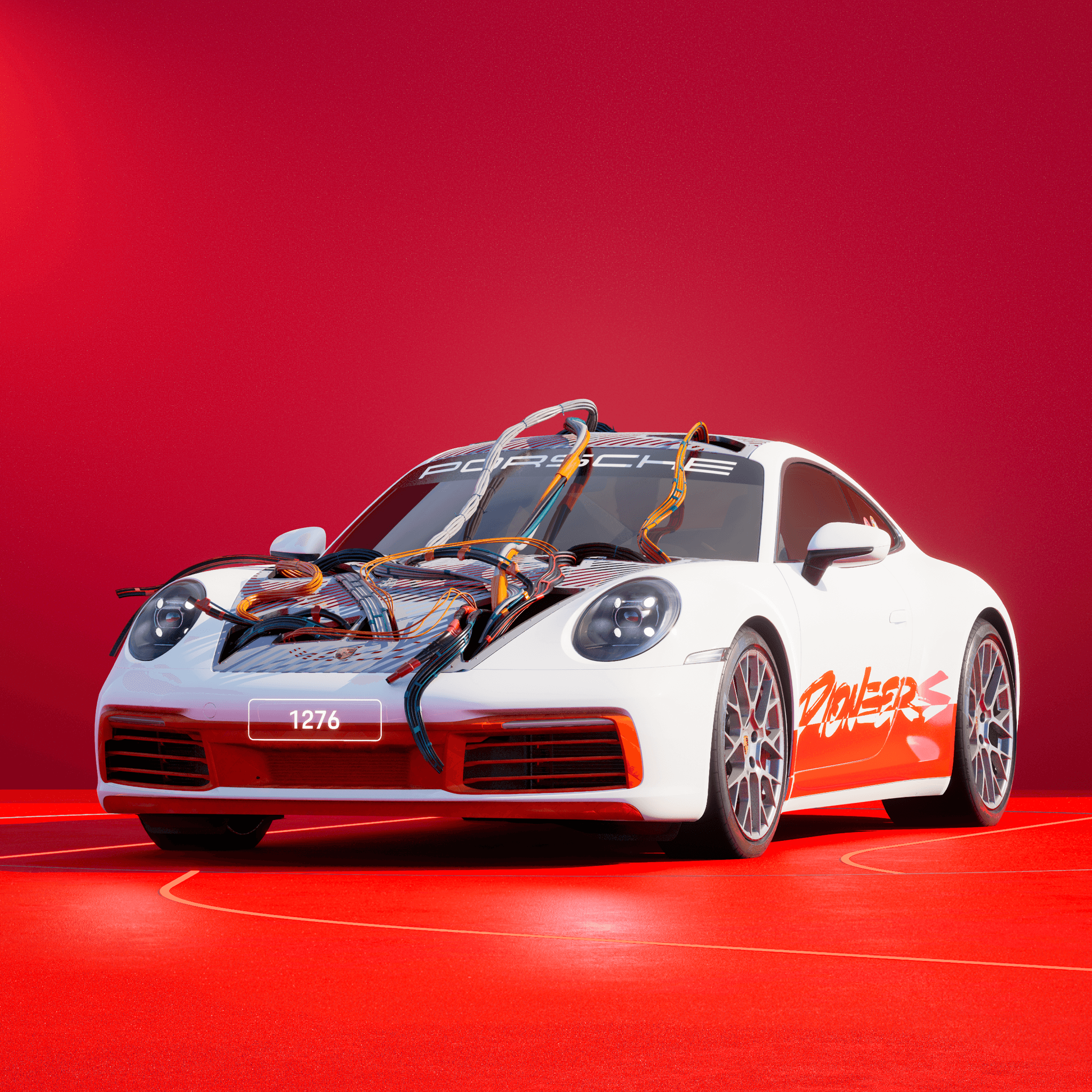 The PORSCHΞ 911 1276 image in phase