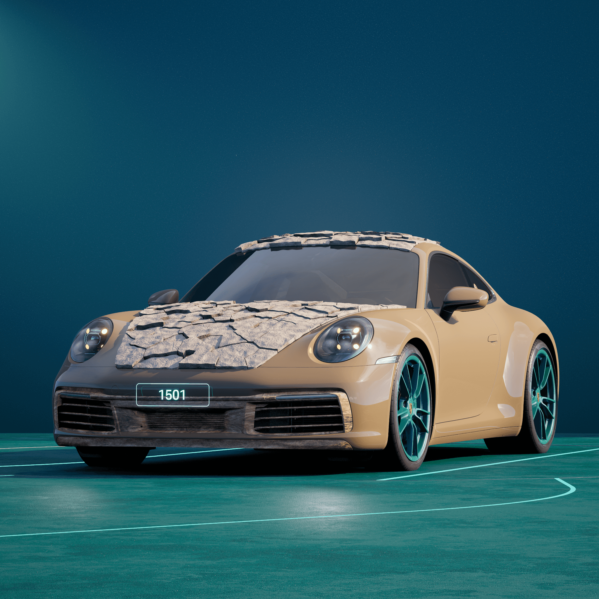 The PORSCHΞ 911 1501 image in phase