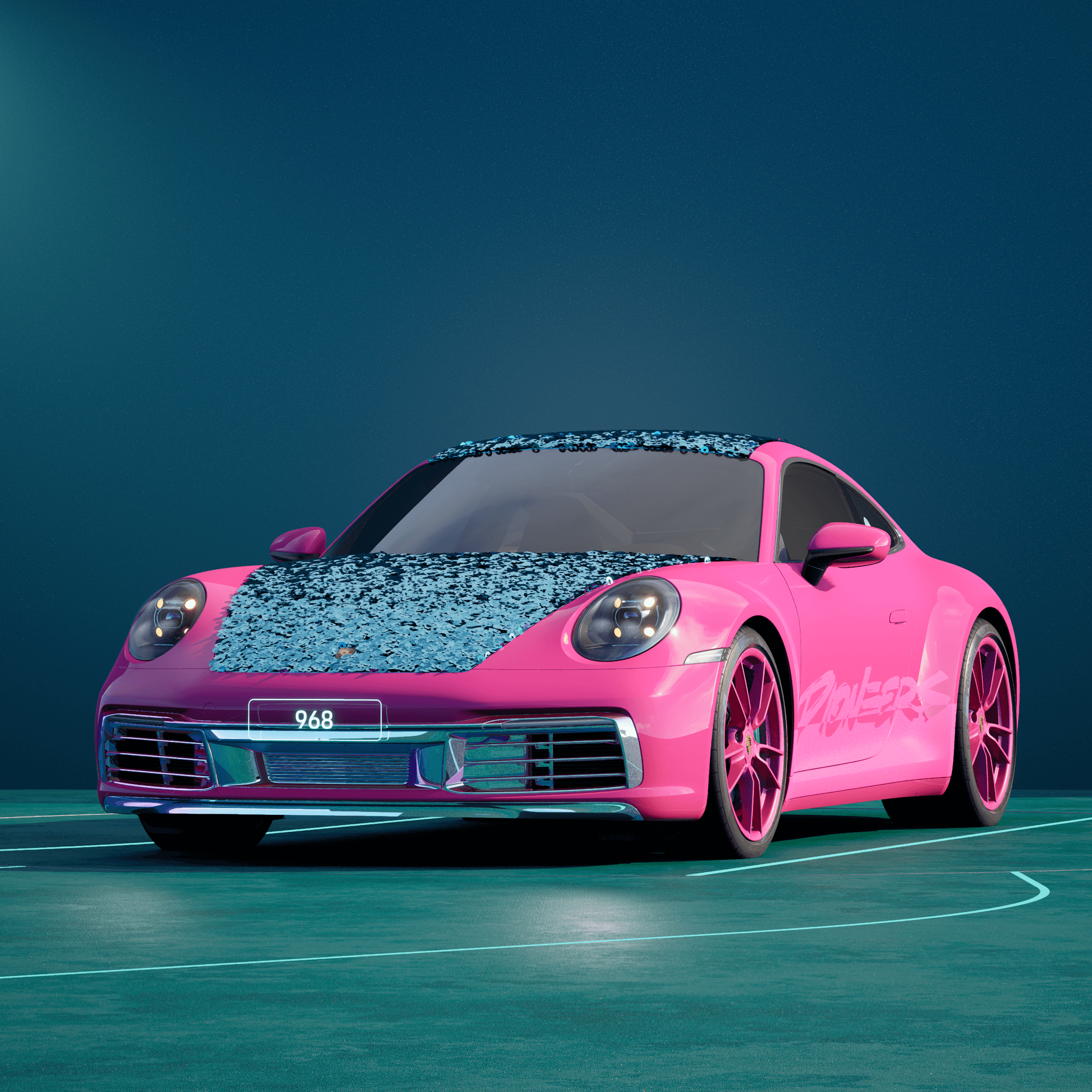 The PORSCHΞ 911 968 image in phase