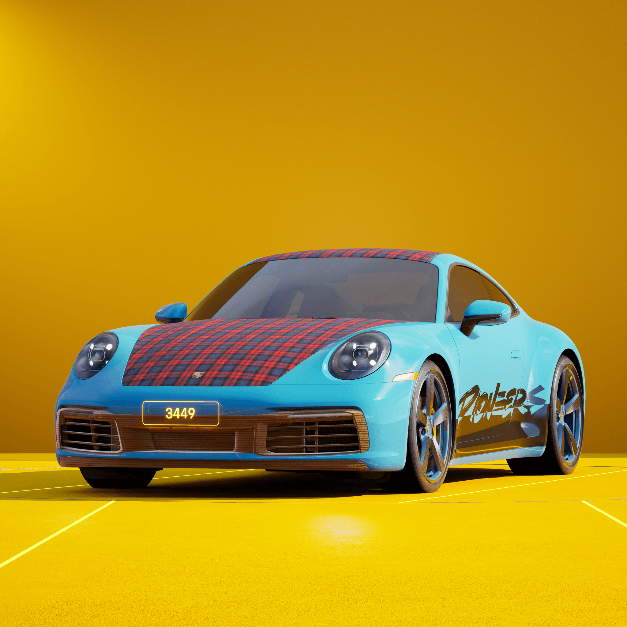 The PORSCHΞ 911 3449 image in phase