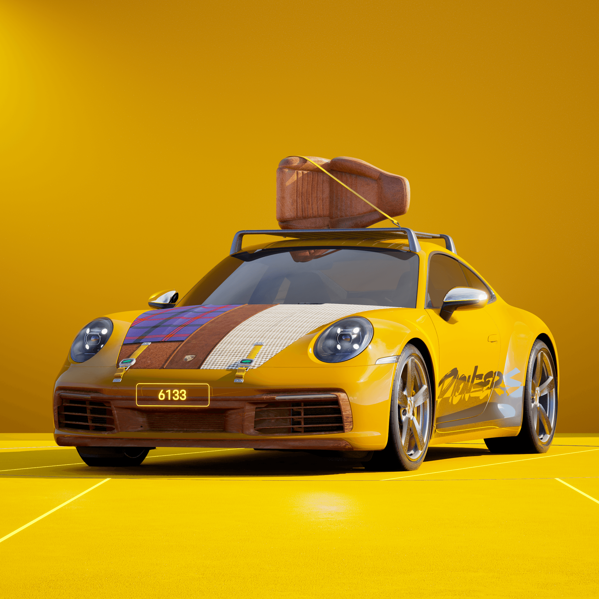 The PORSCHΞ 911 6133 image in phase