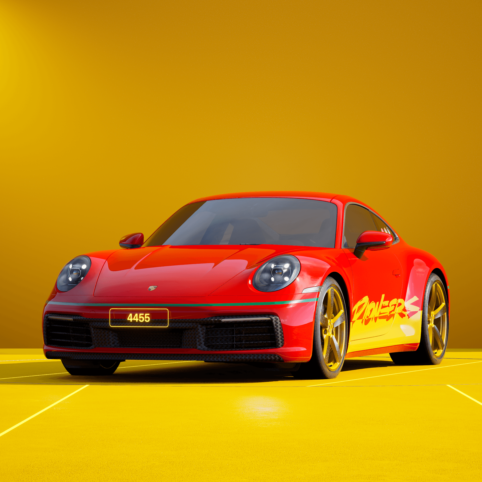 The PORSCHΞ 911 4455 image in phase