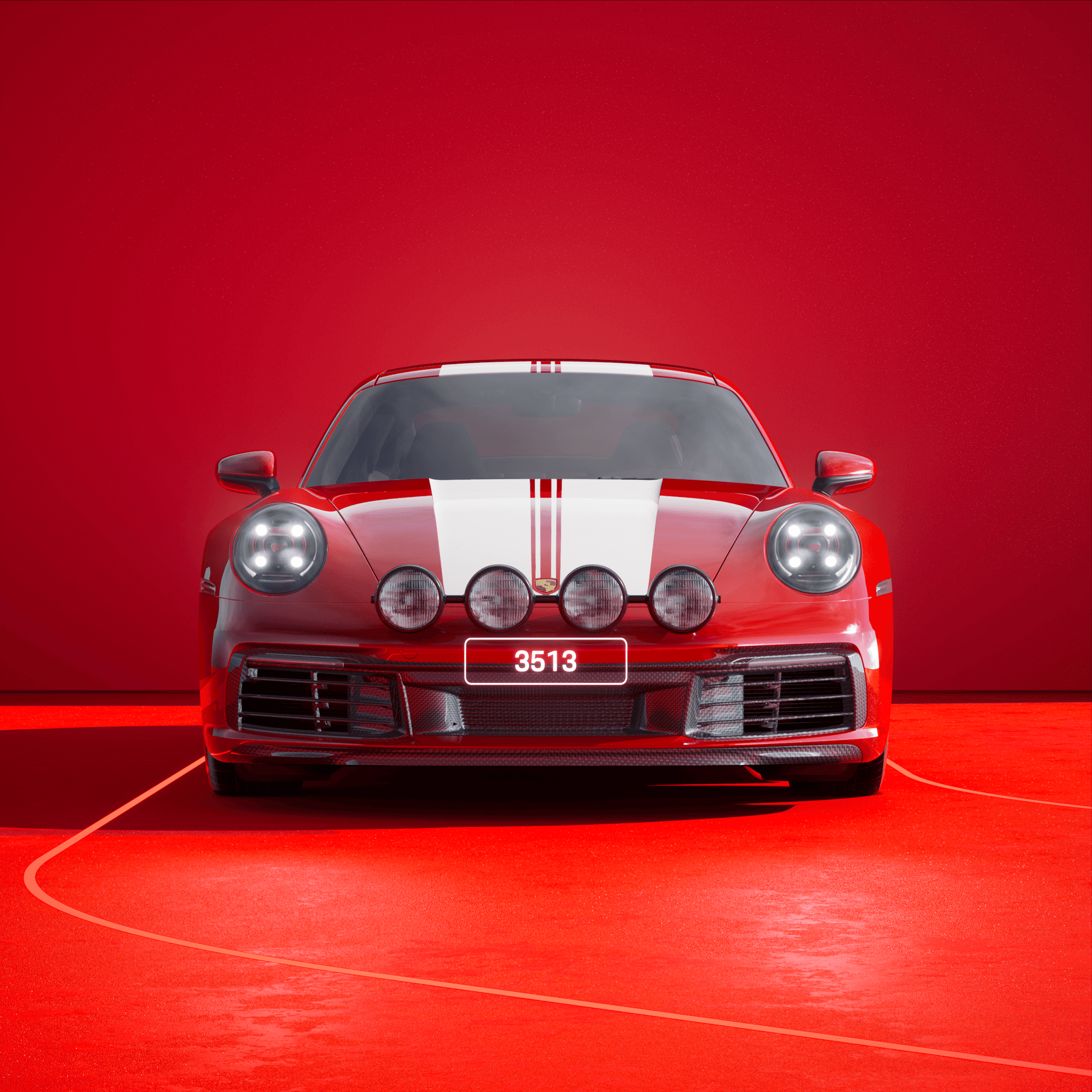 The PORSCHΞ 911 3513 image in phase