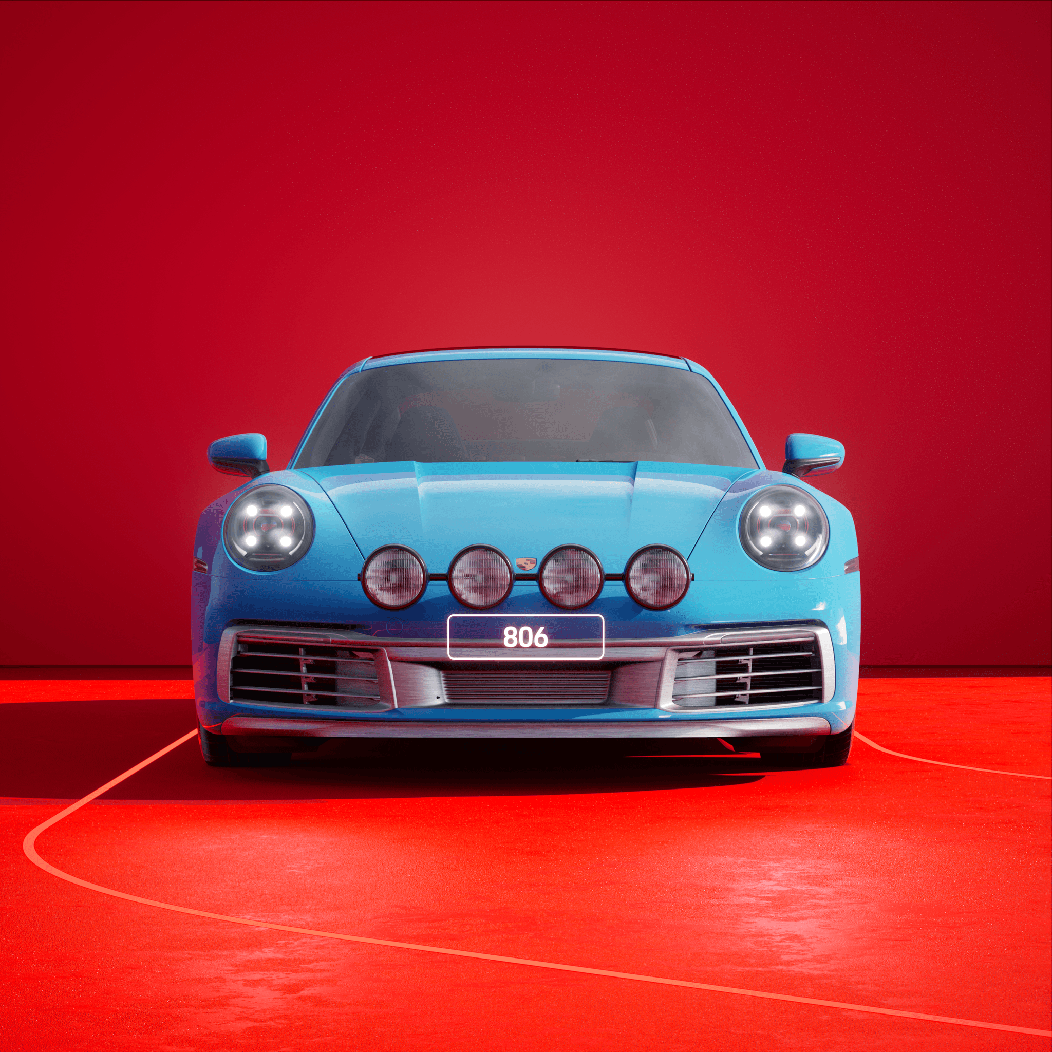 The PORSCHΞ 911 806 image in phase