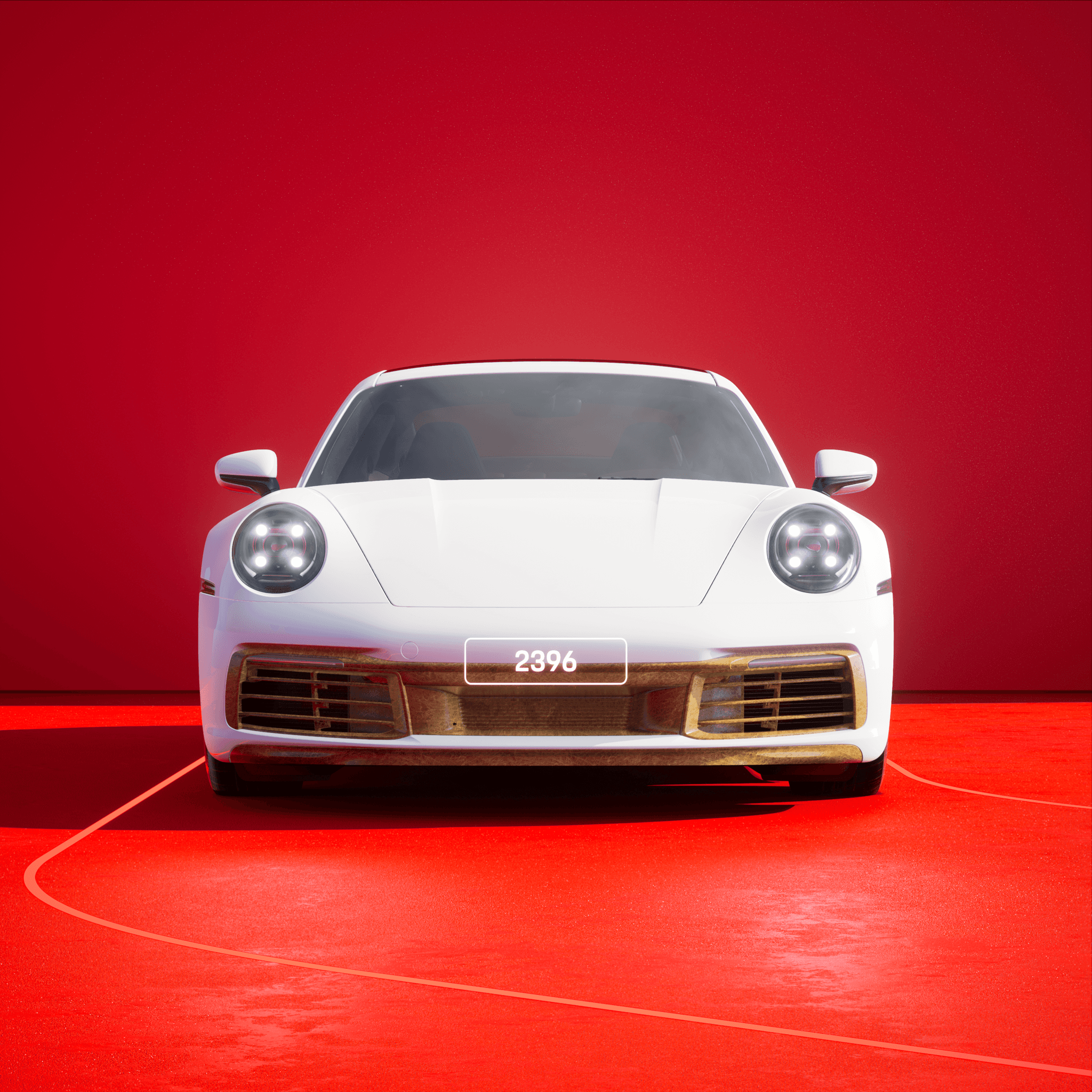The PORSCHΞ 911 2396 image in phase