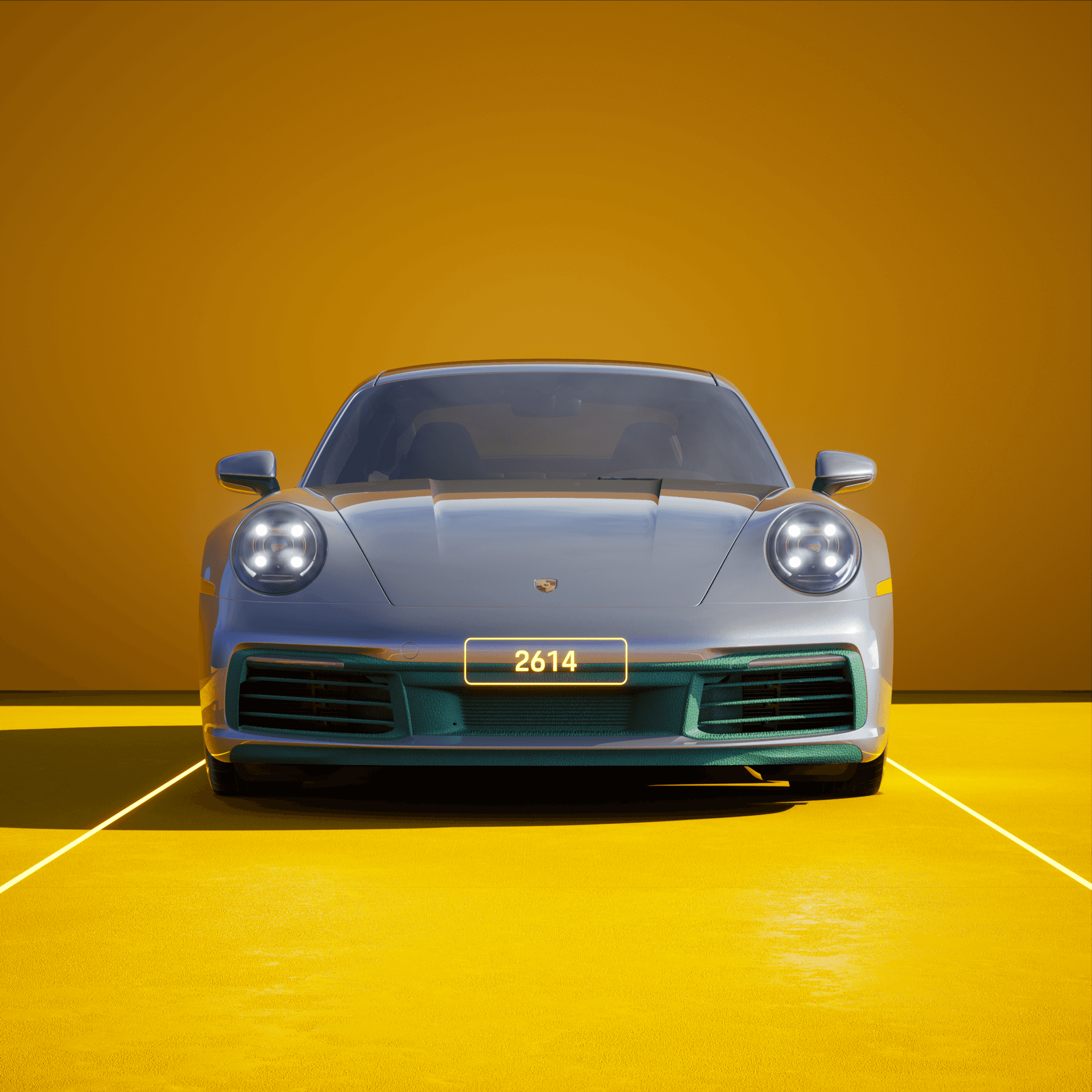 The PORSCHΞ 911 2614 image in phase